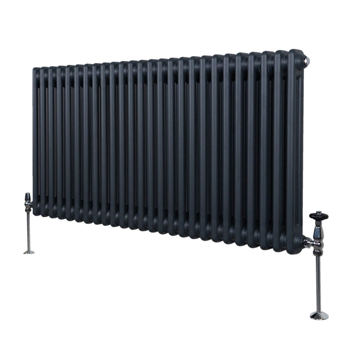 Traditional 2 Column Radiator 600 x 1192 mm Anthracite