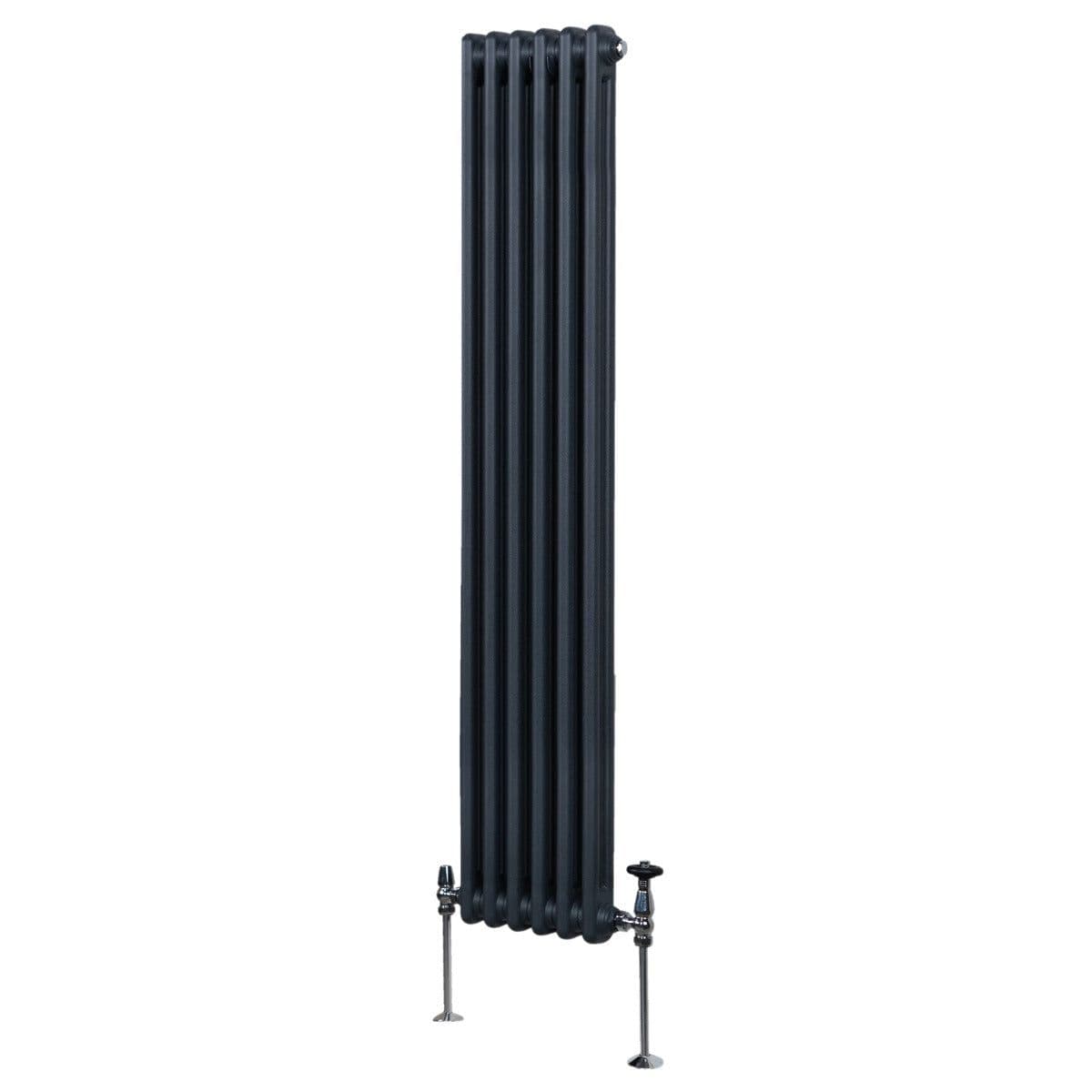 Traditional 2 Column Radiator 1800 x 292 mm Anthracite
