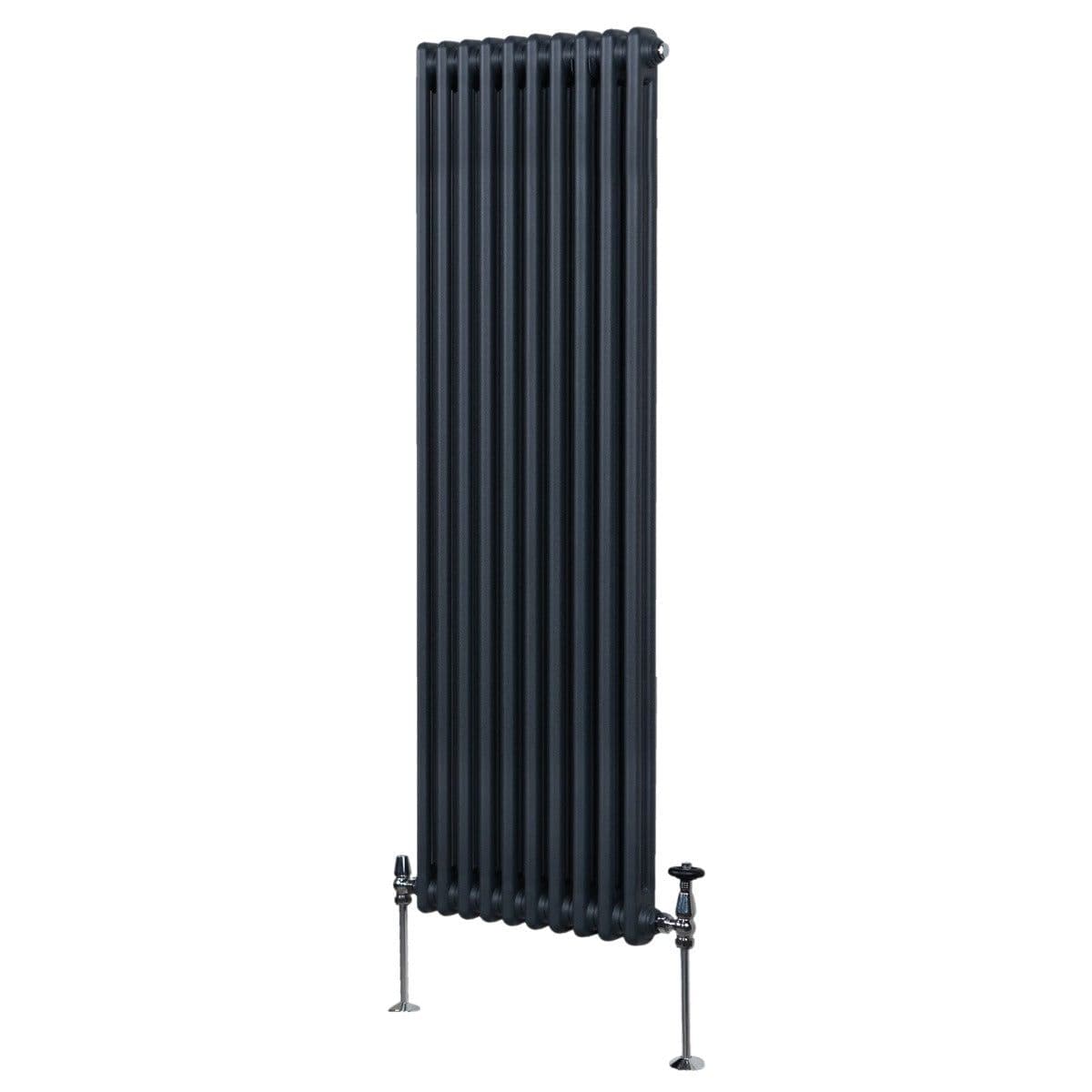 Traditional 2 Column Radiator 1800 x 472 mm Anthracite