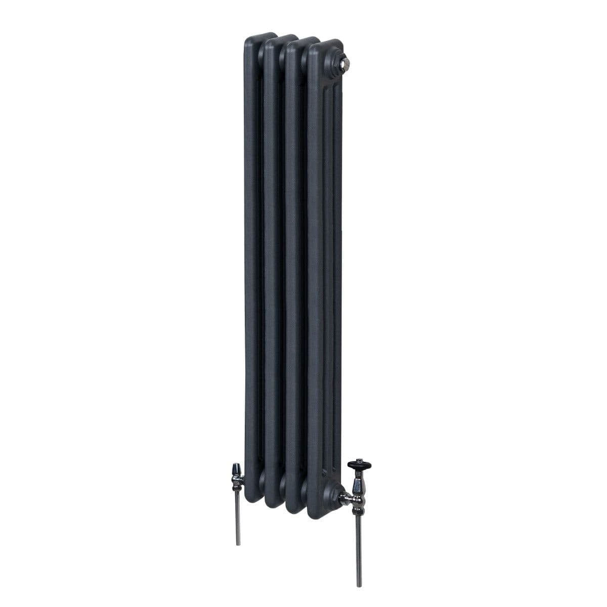 Traditional 3 Column Radiator 1500 x 202 mm Anthracite