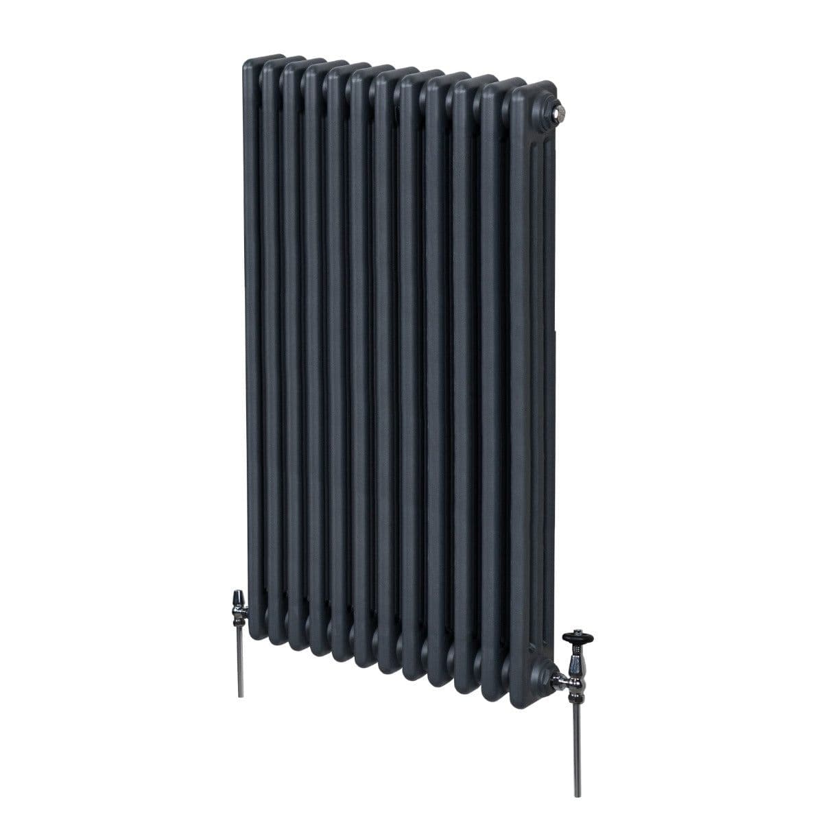 Traditional 3 Column Radiator 1500 x 562 mm Anthracite