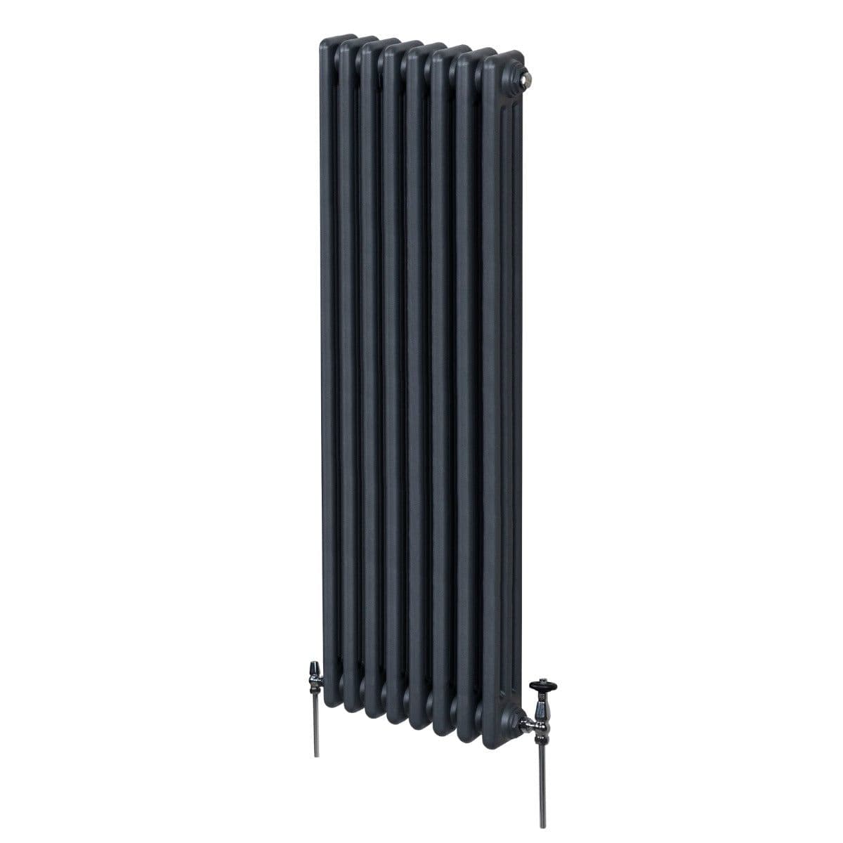 Traditional 3 Column Radiator 1800 x 382 mm Anthracite