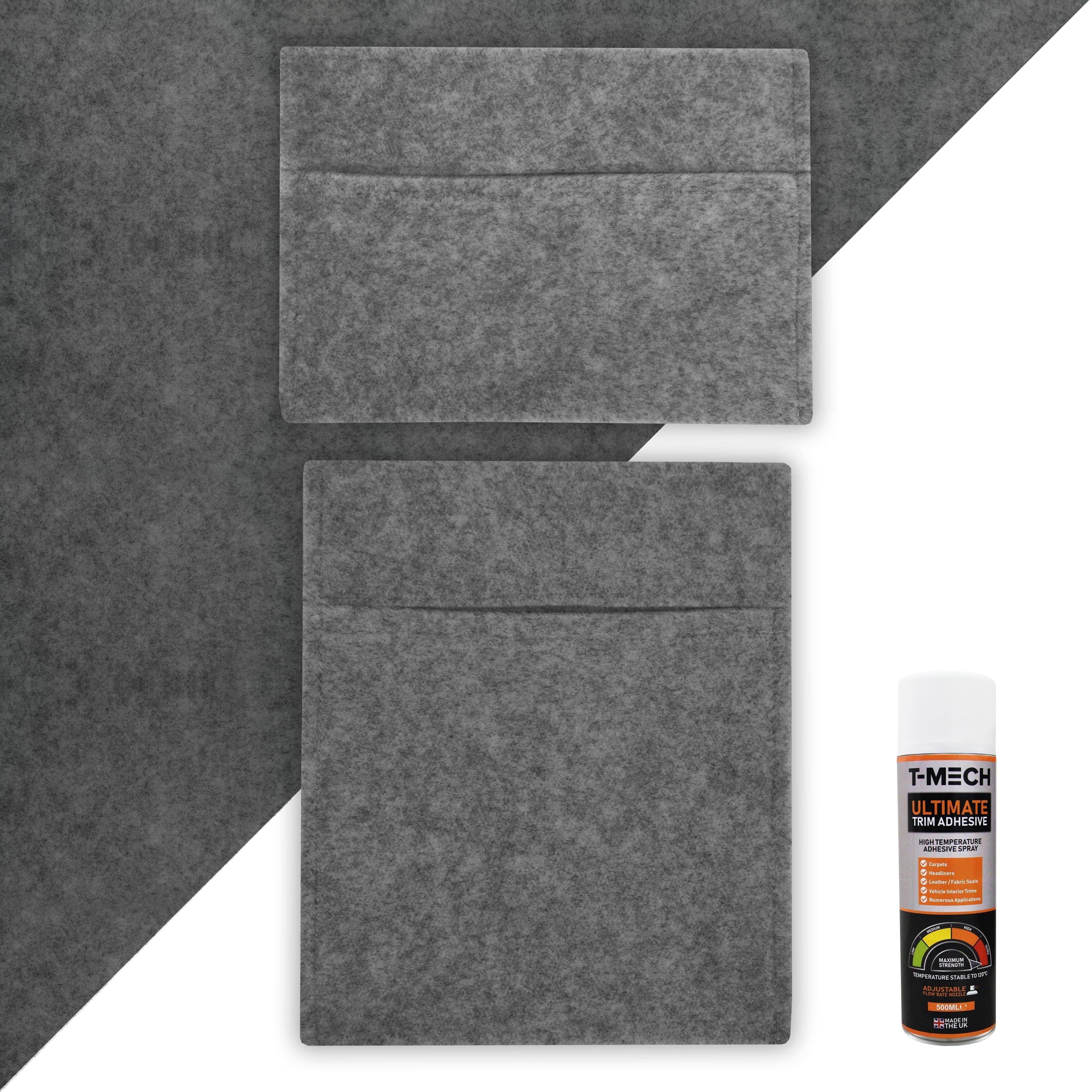 11SQM Van Lining Storage Pouches & Adhesive Glue Smoke