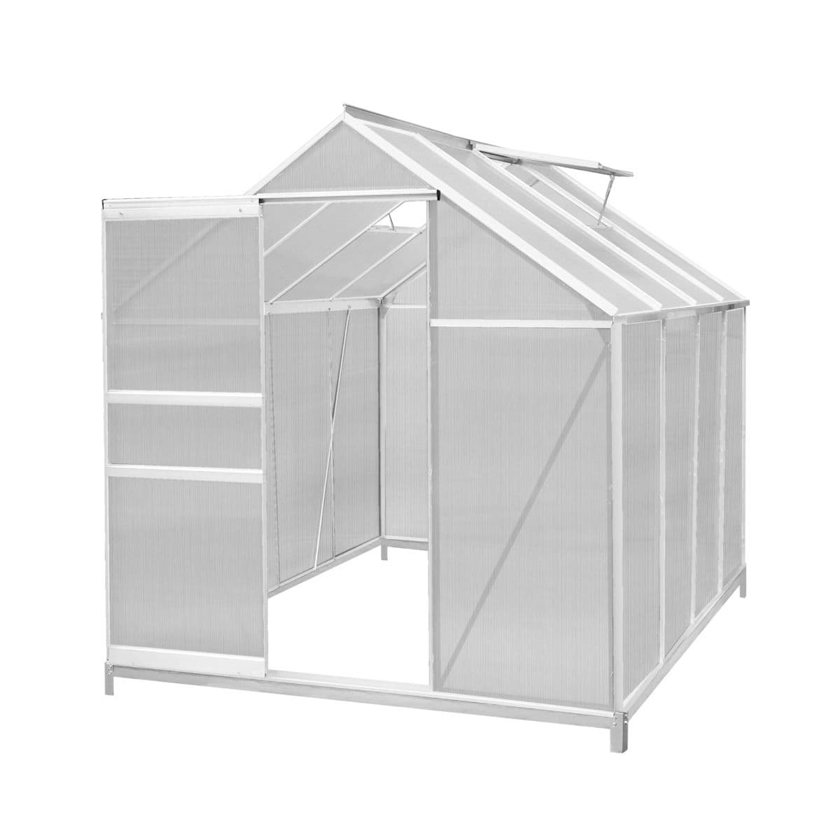 Polycarbonate Greenhouse 6ft x 8ft Base