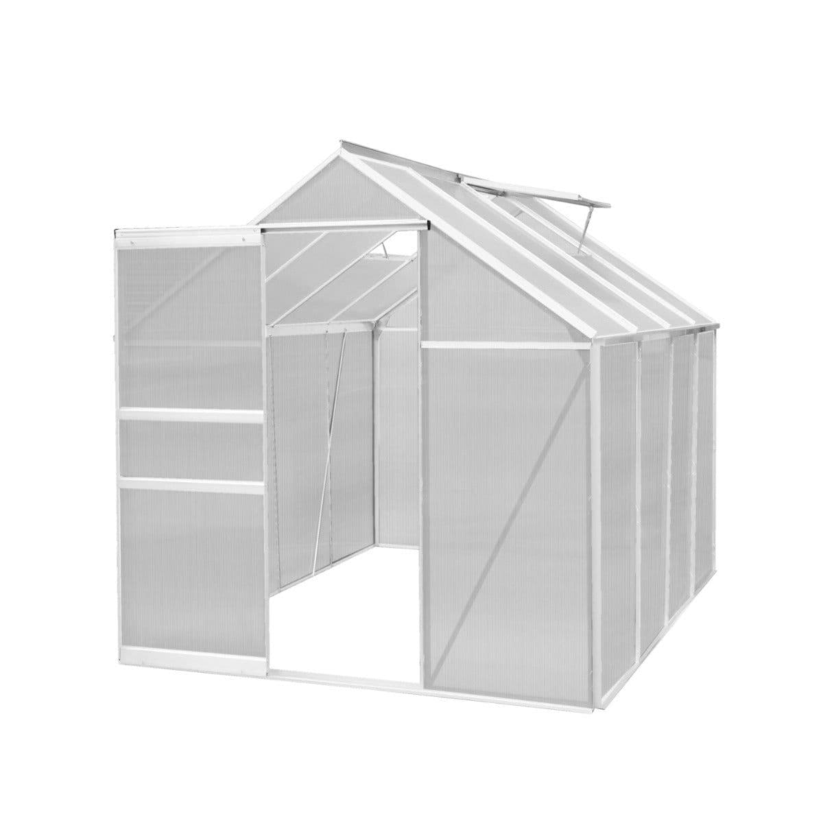 Polycarbonate Greenhouse 6ft x 8ft