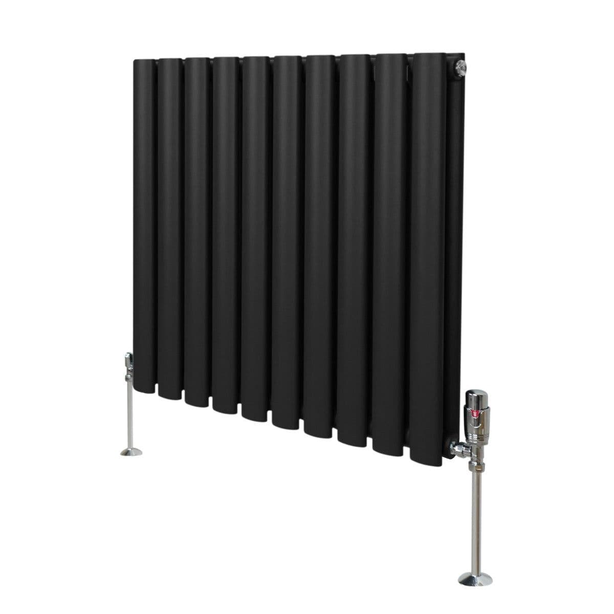 Oval Column Radiator & Valves 600mm x 600mm