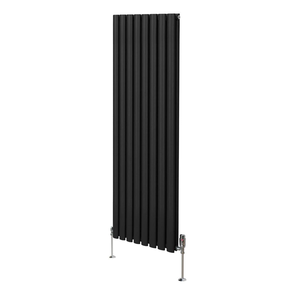 Oval Column Radiator & Valves 1600mm x 480mm