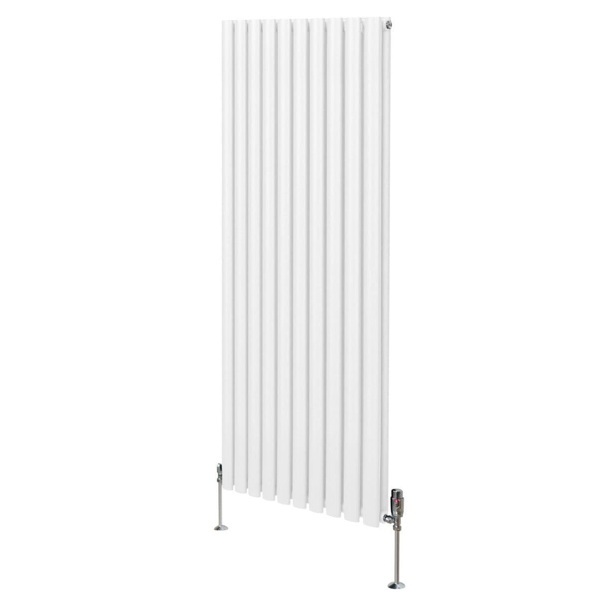 Oval Column Radiator & Valves 1600mm x 600mm