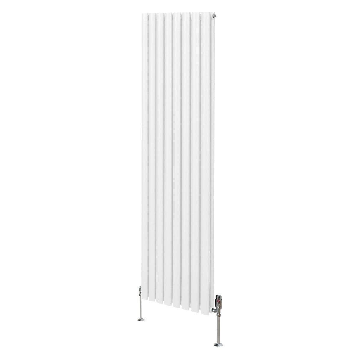 Oval Column Radiator & Valves 1800mm x 480mm