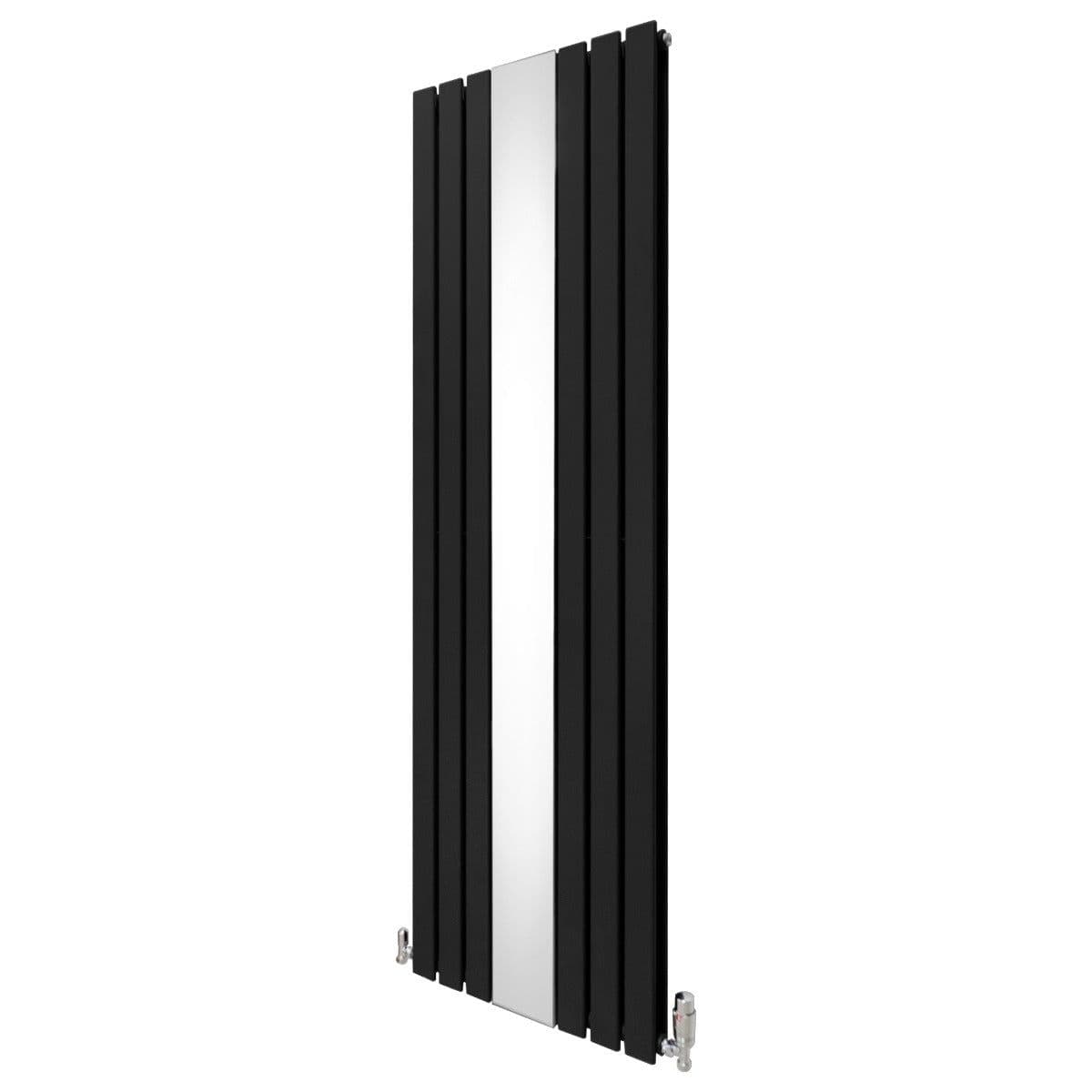 Flat Mirror Radiator & Valves 1800mm x 565mm