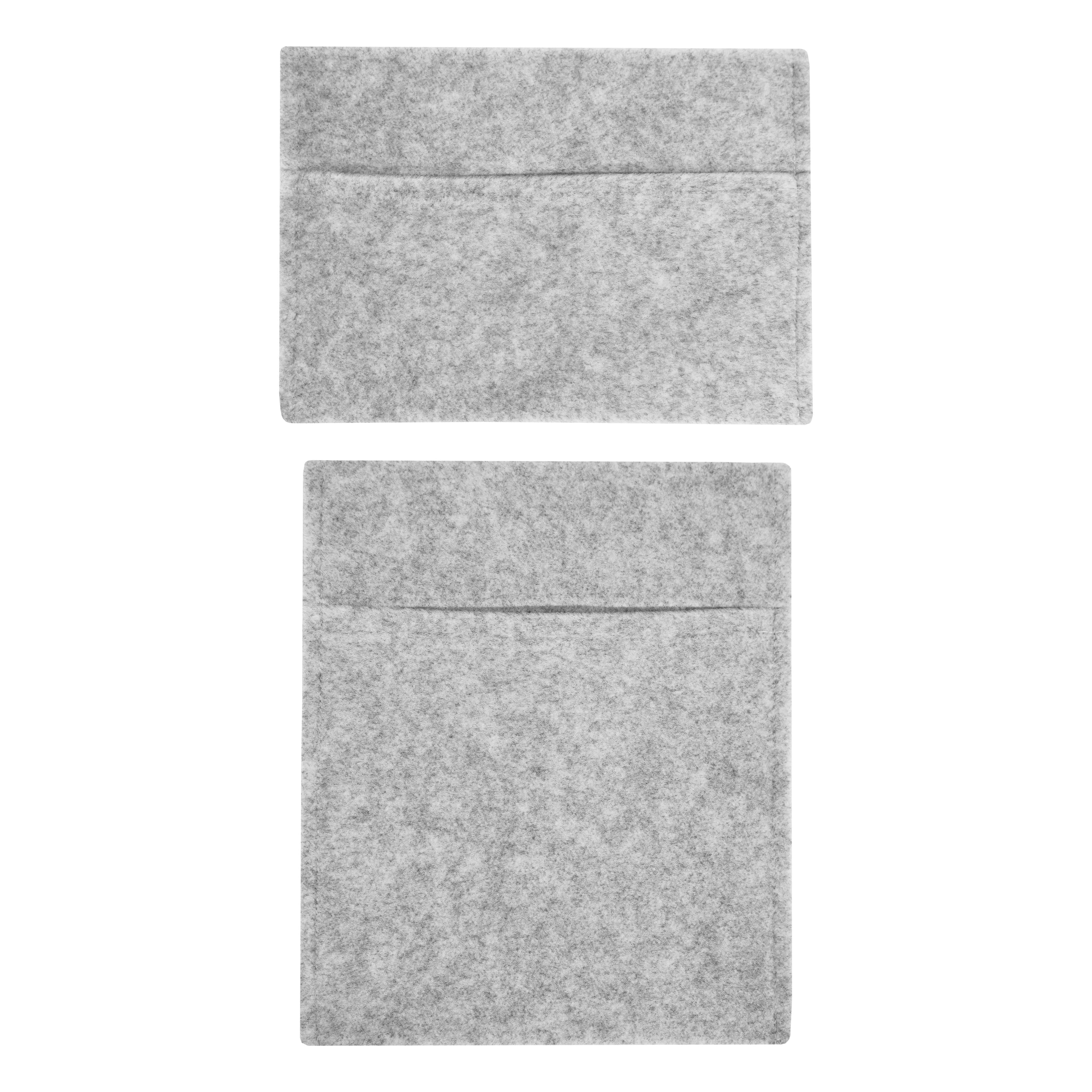 Fabric Tool Storage Pouches Silver