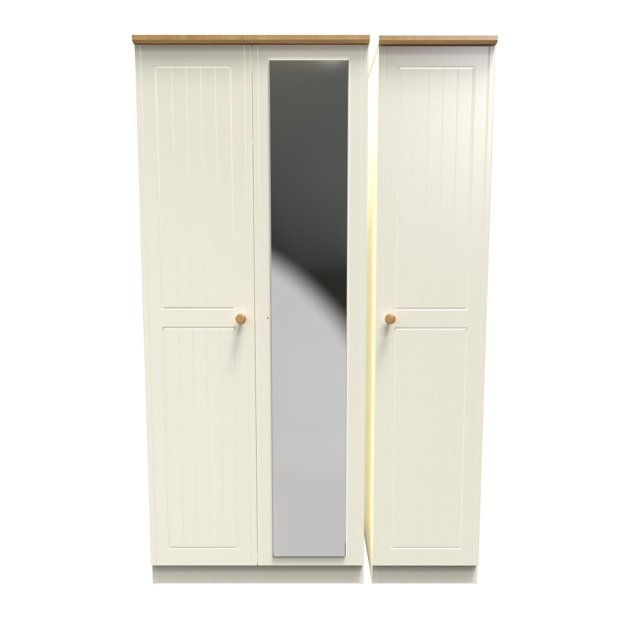 Lancaster Triple Mirror Wardrobe