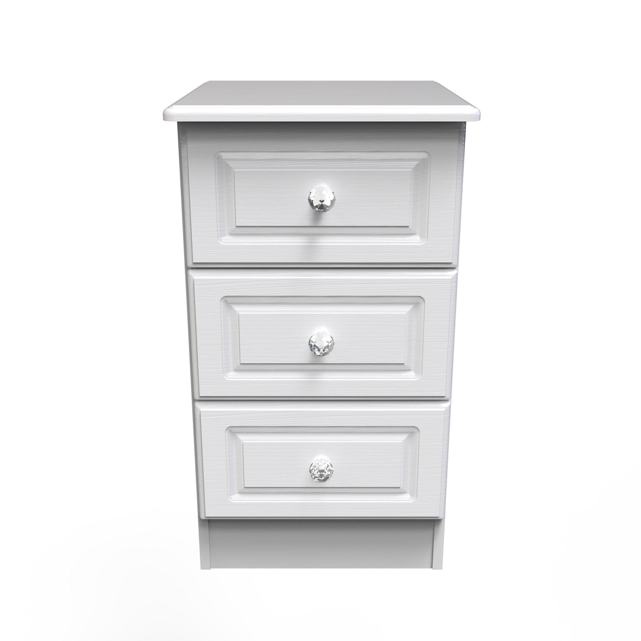 Stratford 3 Drawer Bedside Cab
