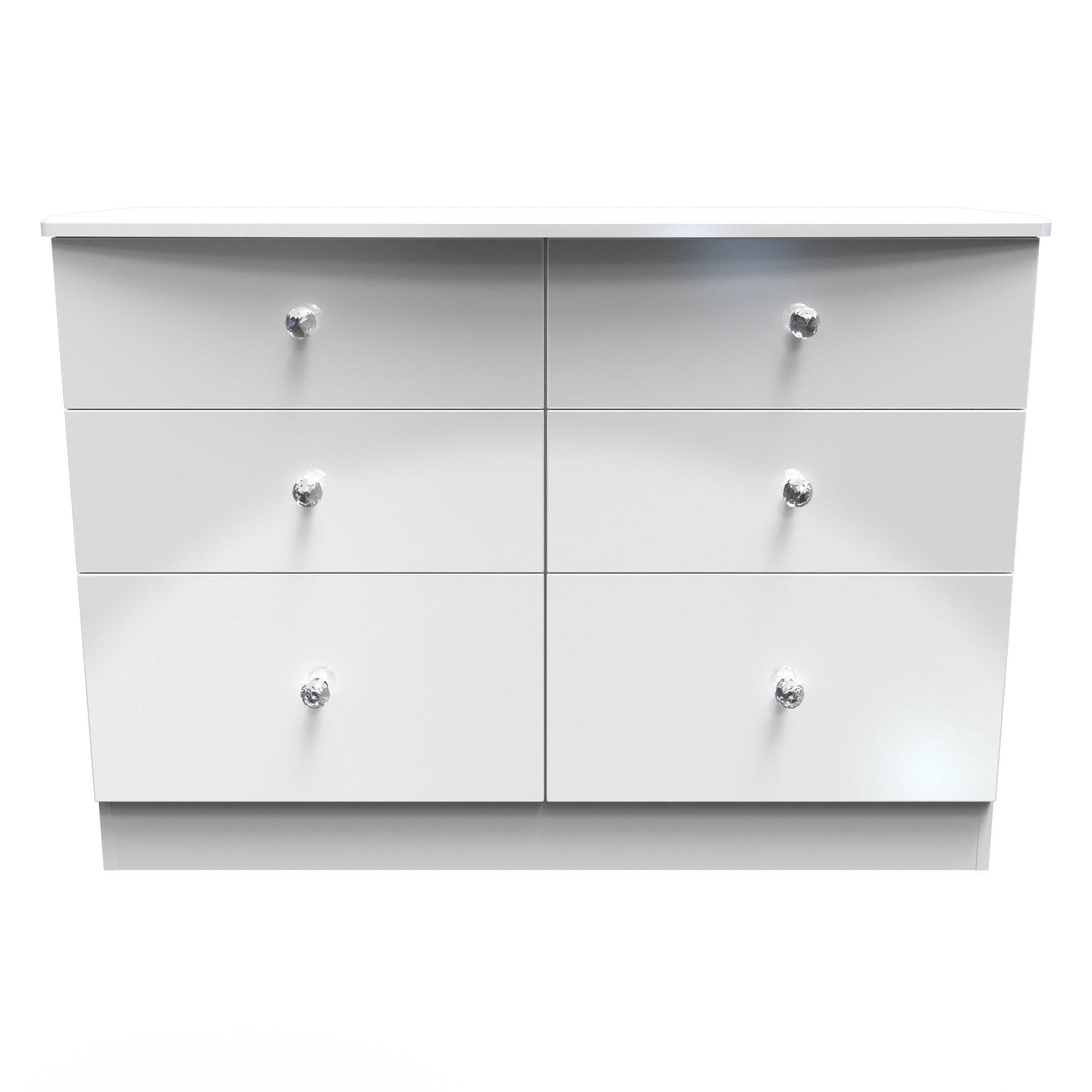Broadway 6 Drawer Wide Chest LED lights