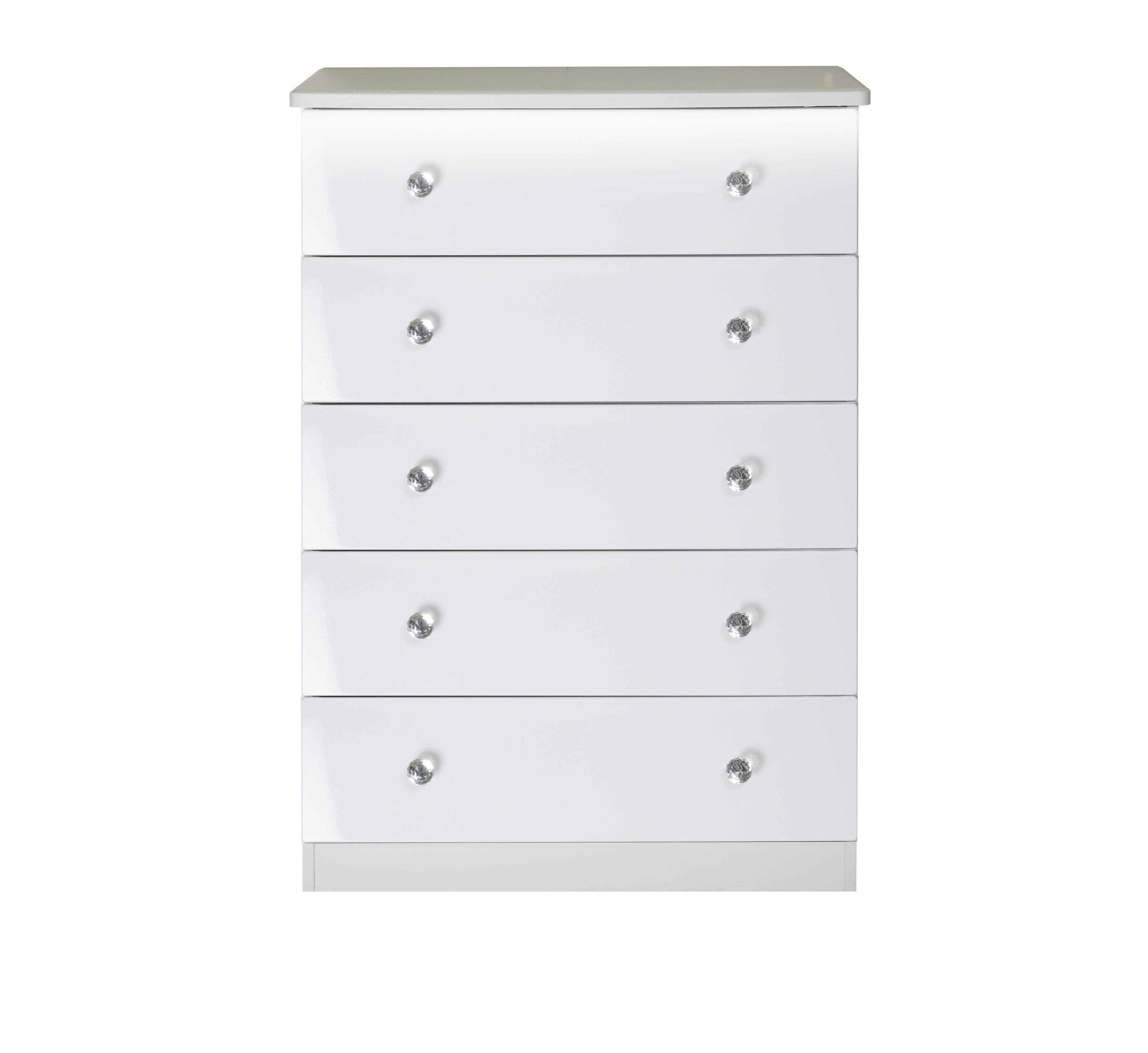 Broadway 5 Drawer Chest LED lights