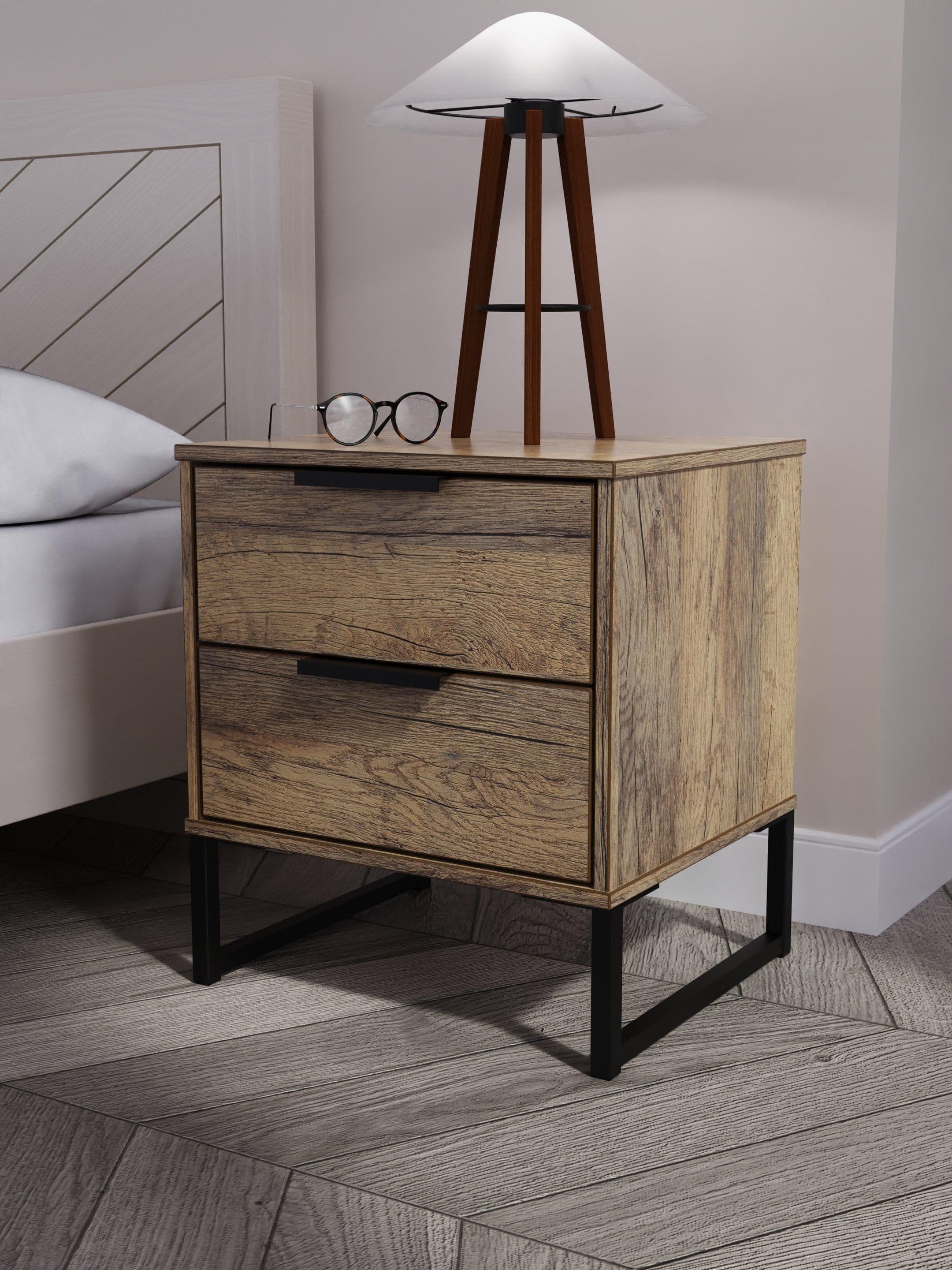 Fuji 2 Drawer Bedside Cab