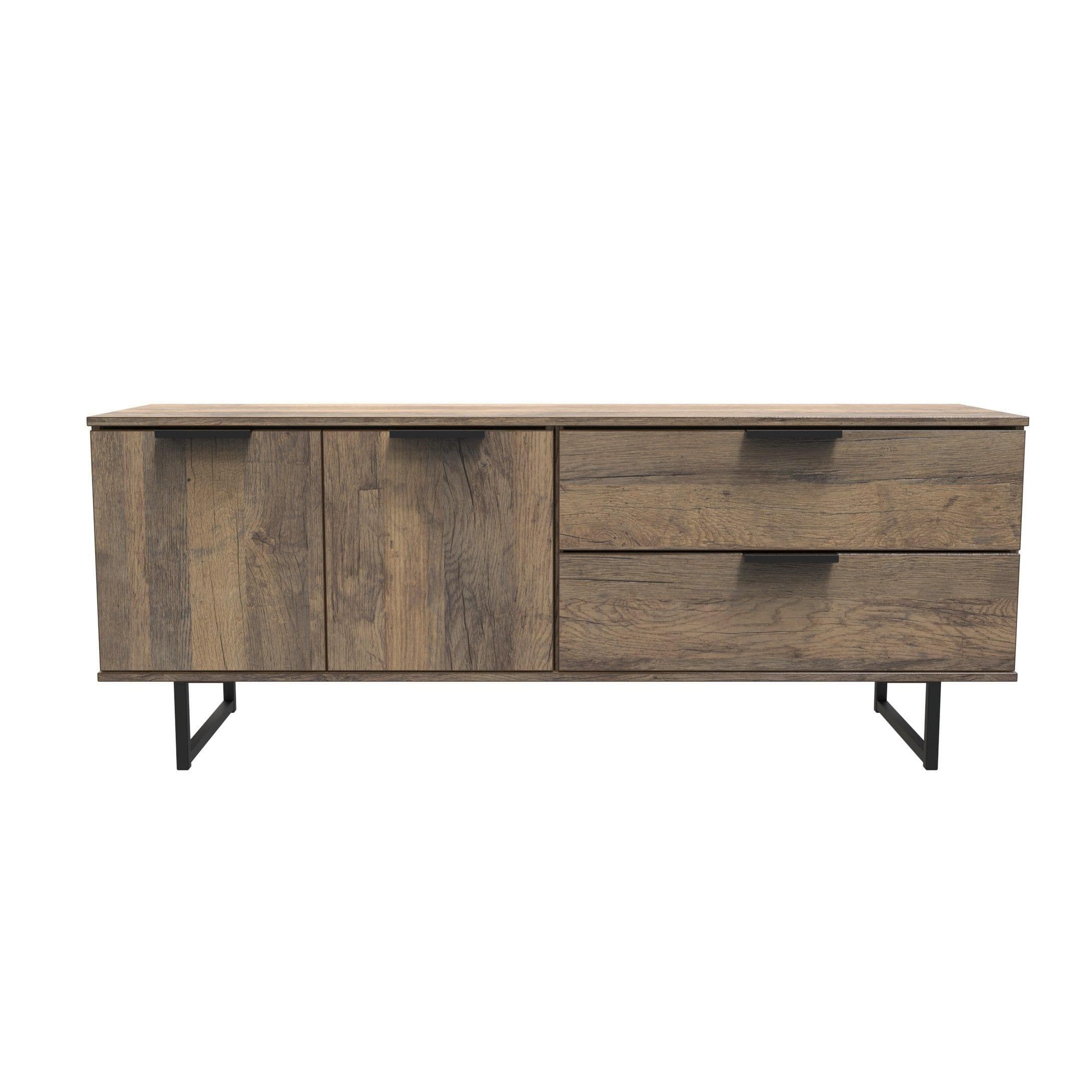 Fuji 2 Drawer 2 Door Wide Sideboard