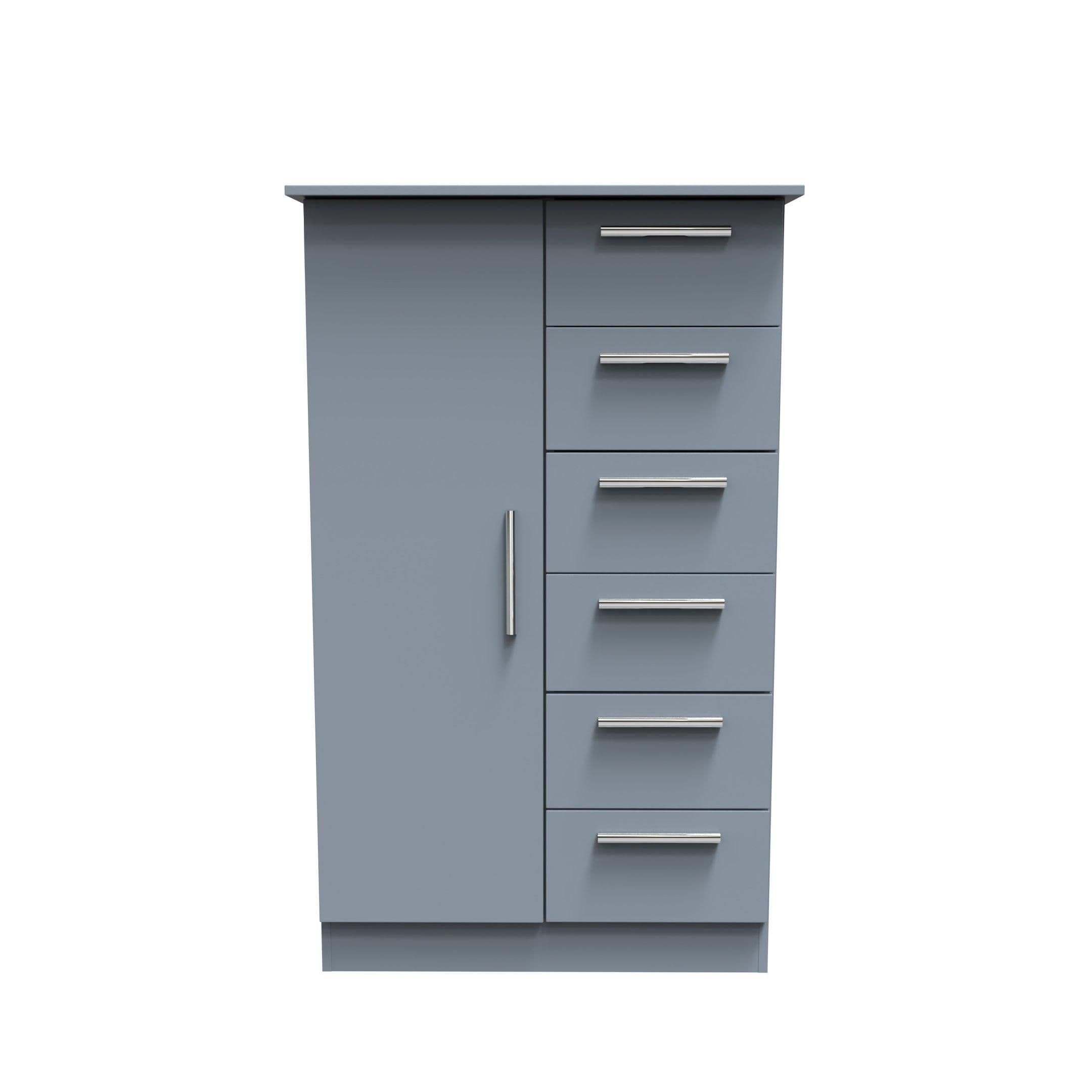 Trent 1 Door 5 Drawer Robe