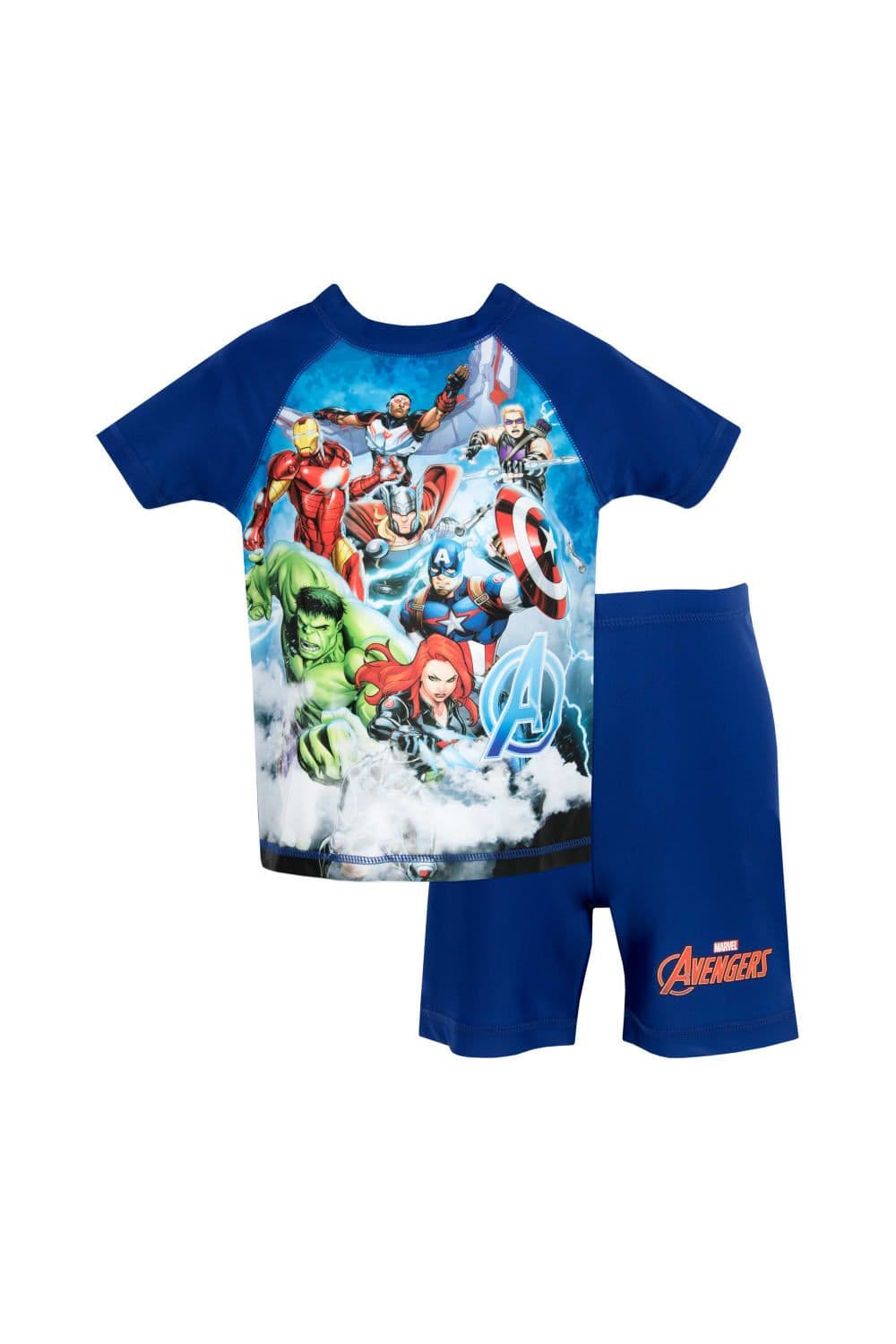 Hulk Widow Captain America Thor Iron Man Falcon Avengers Two Piece Swim Set