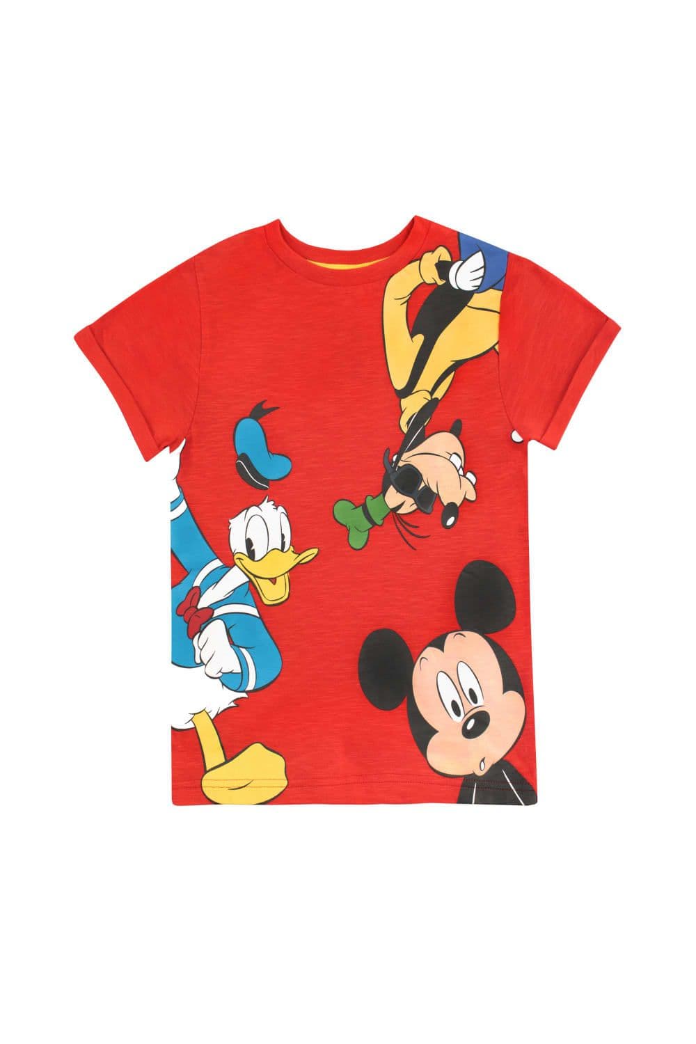 Mickey Mouse Friends Print T Shirt