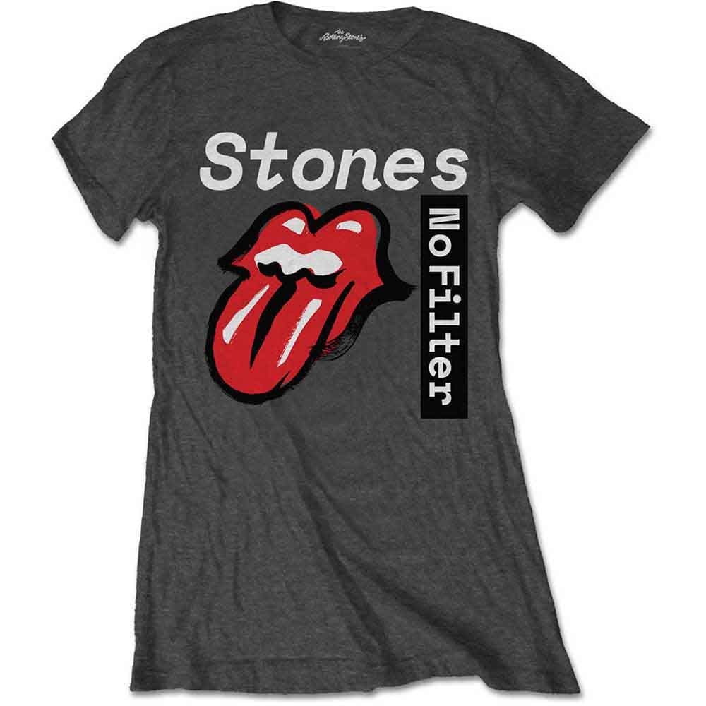 No Filter Tour Text Skinny Fit T Shirt