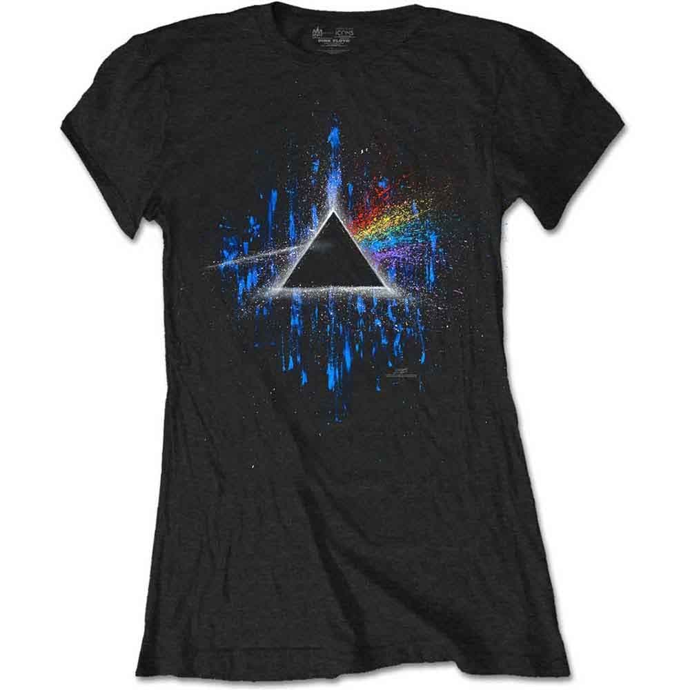 Dark Side Moon Splat Skinny Fit T Shirt