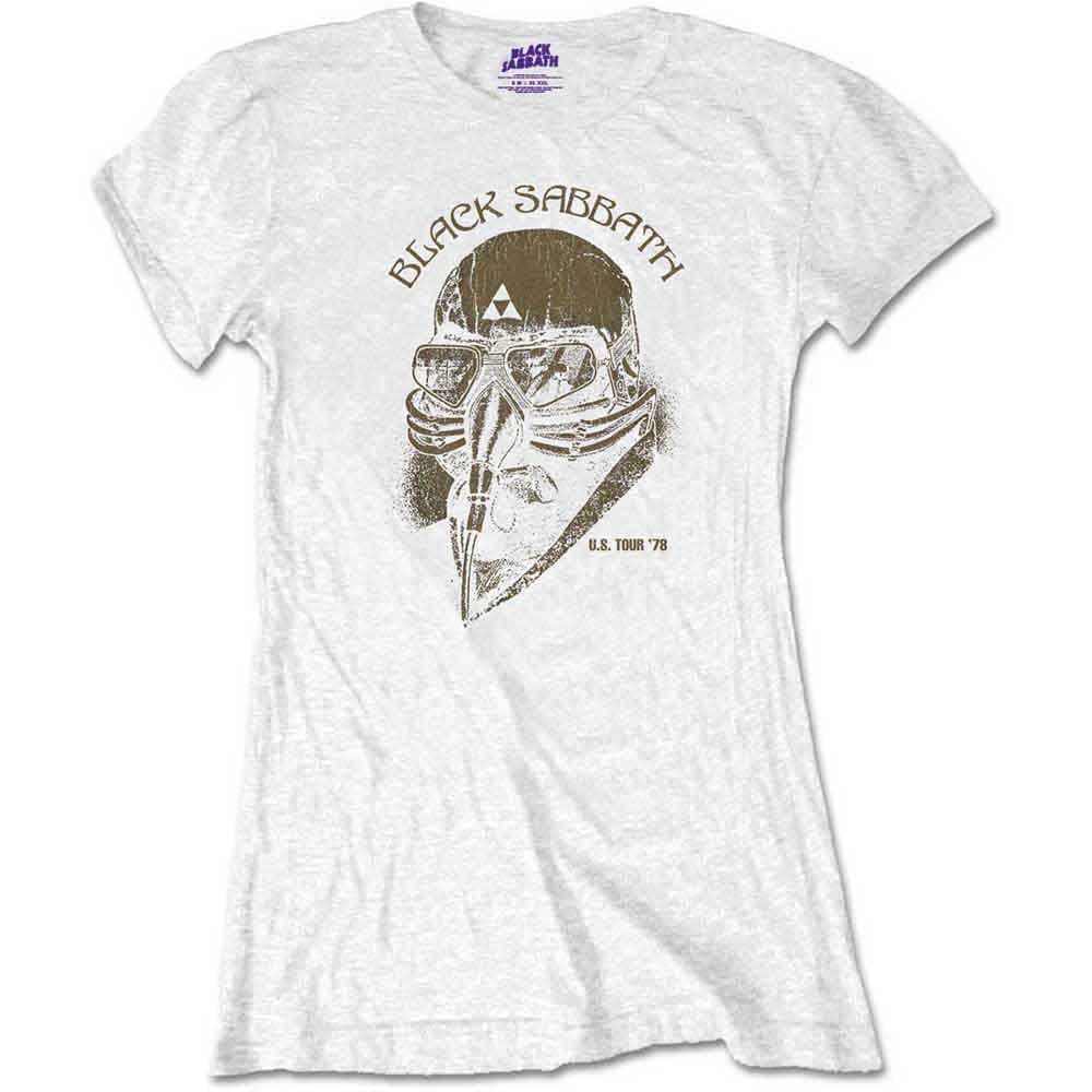 US Tour 1978 Skinny Fit T Shirt White
