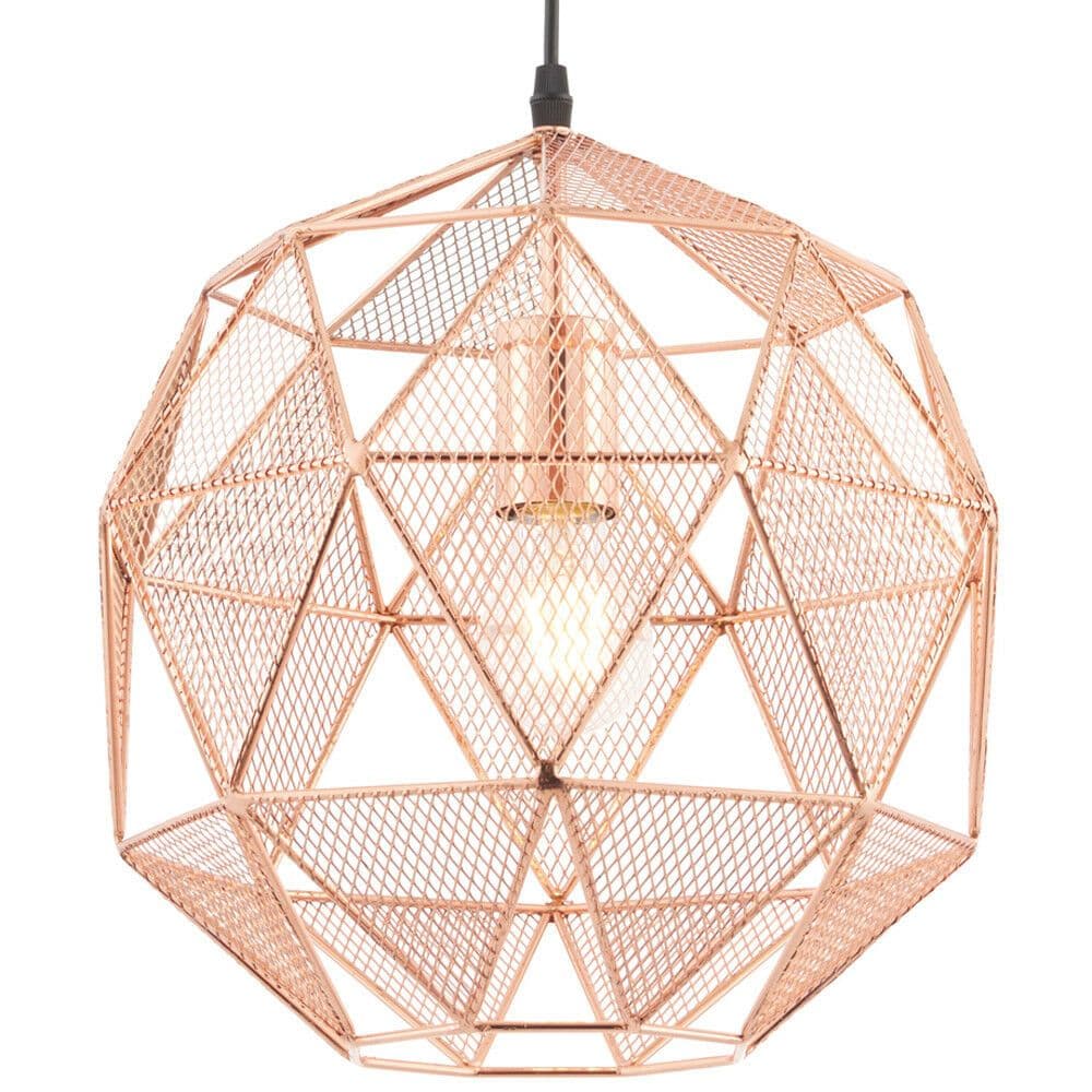 Hanging Ceiling Pendant Light Bright Geometric Lamp Bulb Holder Fitting