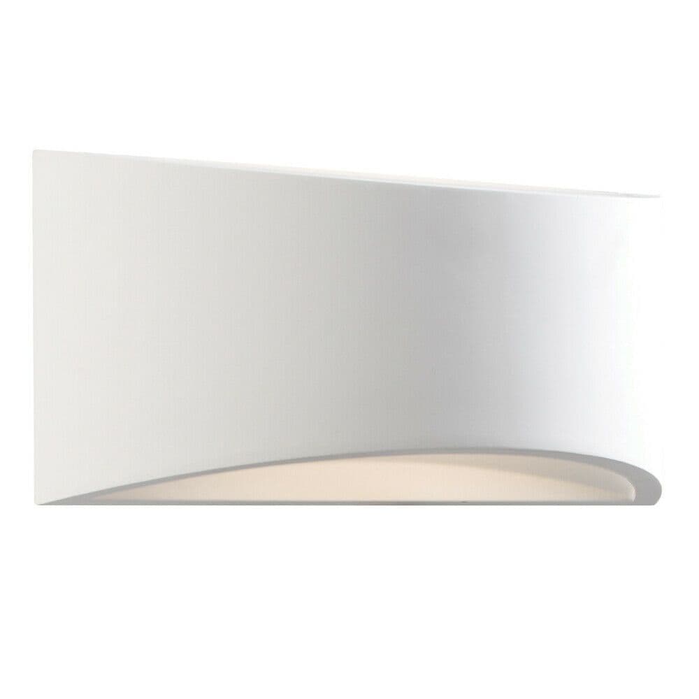 300mm LED Wall Light Warm Primed Curved Bed Lamp
