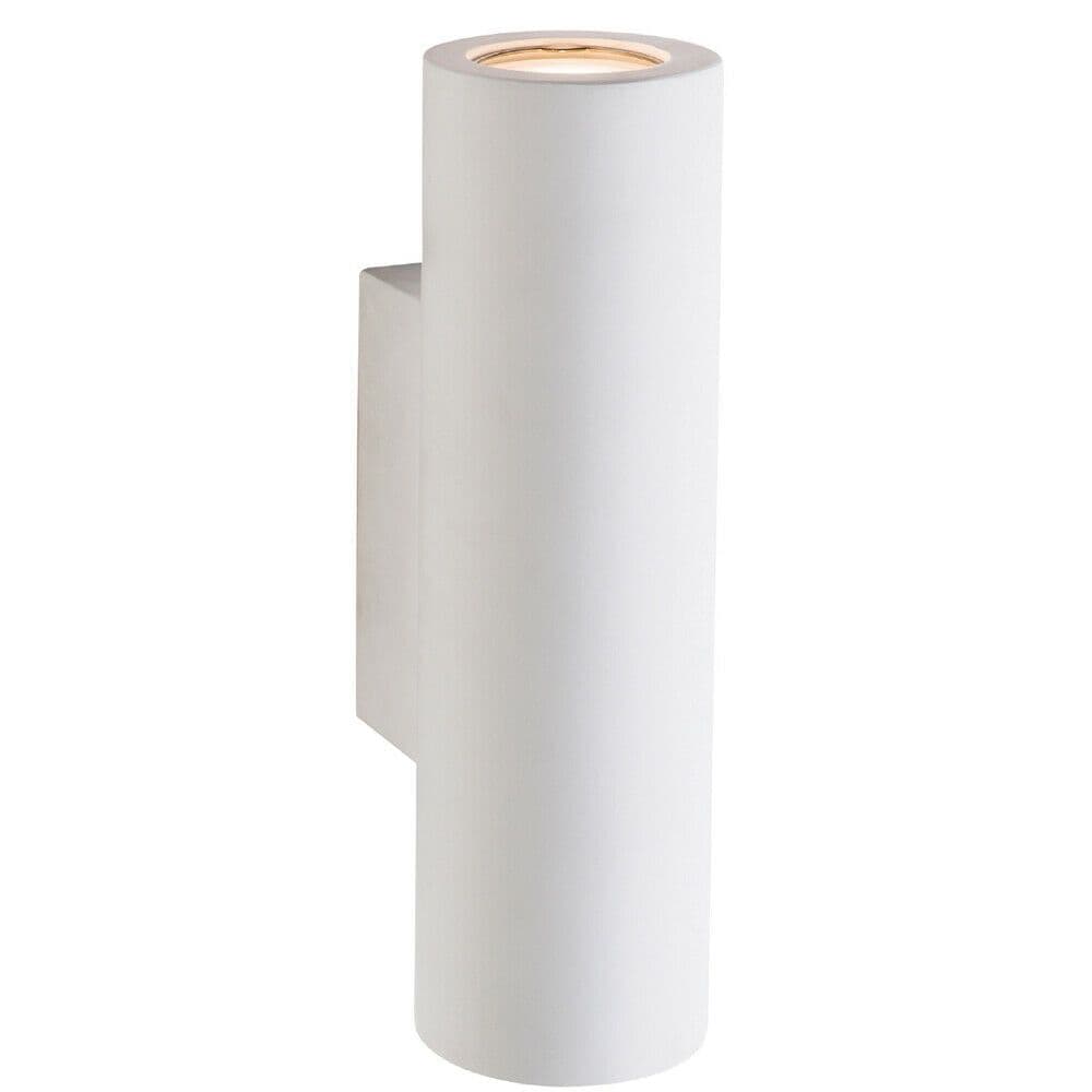 Up & Down LED Wall Light Primed White (Ready for Paint) Modern Lamp Fitting Kit