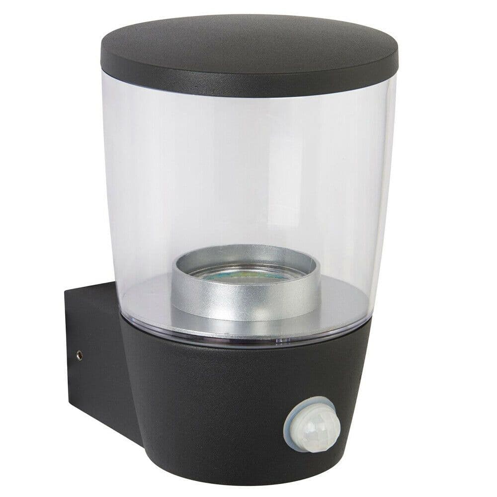 IP44 Outdoor Wall Light Modern Cool White Round LED PIR Tea Light Design Lamp