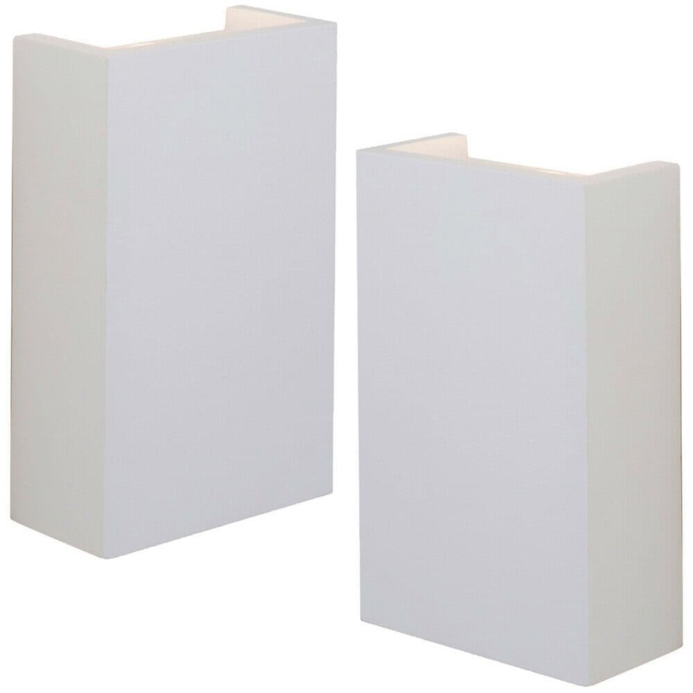 2 PACK LED Twin Wall Light Warm Primed Down Lamp