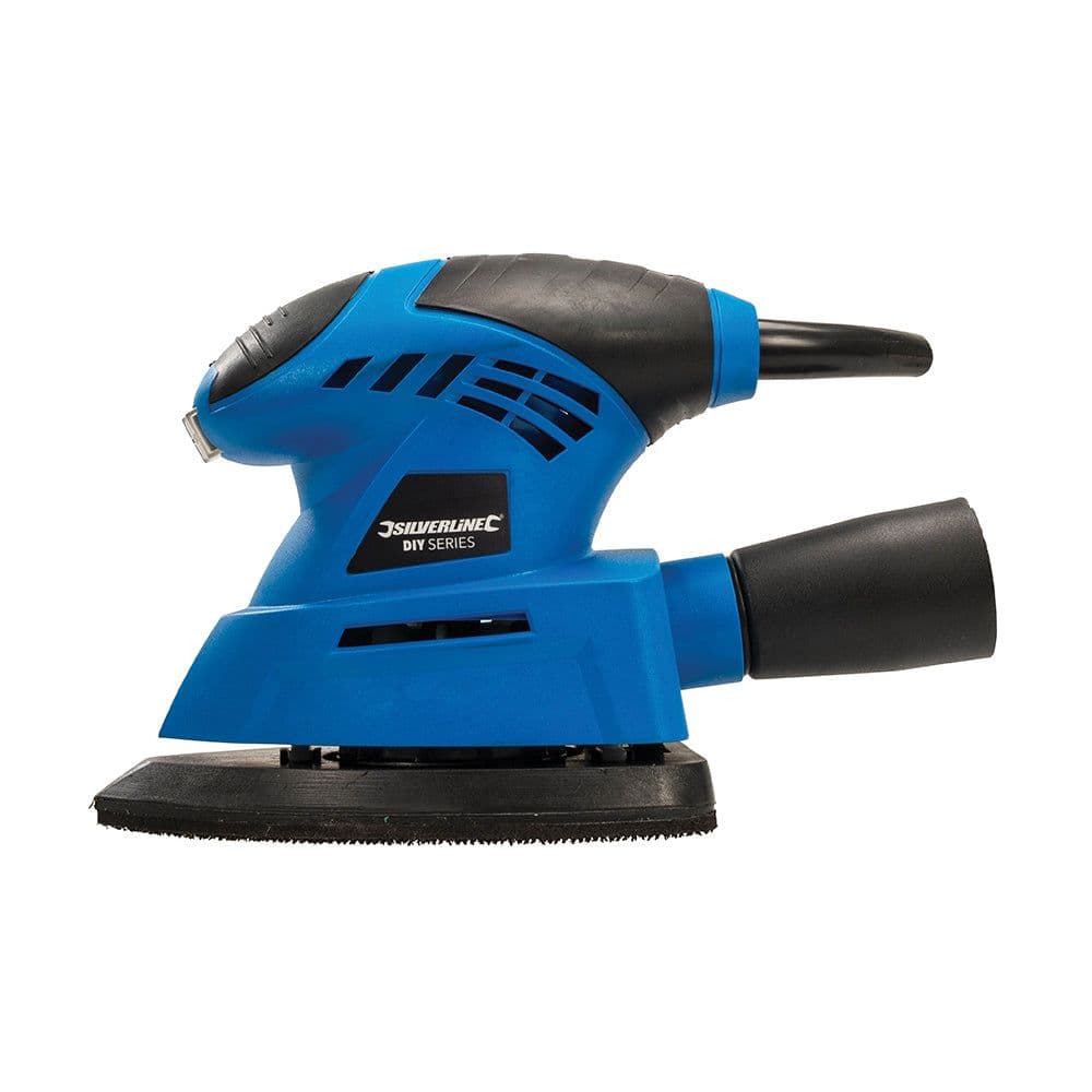 130W Handheld Orbital Detail Corner Sander 140mm Hook & Loop Backing Pad Kit