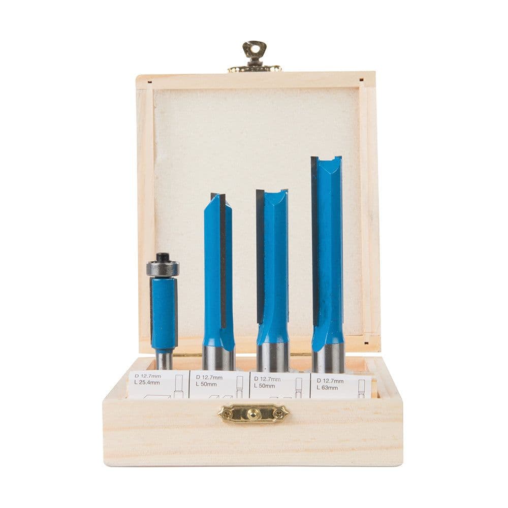 4 PACK Kitchen Fitter Router Bit Tungsten Carbide Blade Wood Laminate Worktop