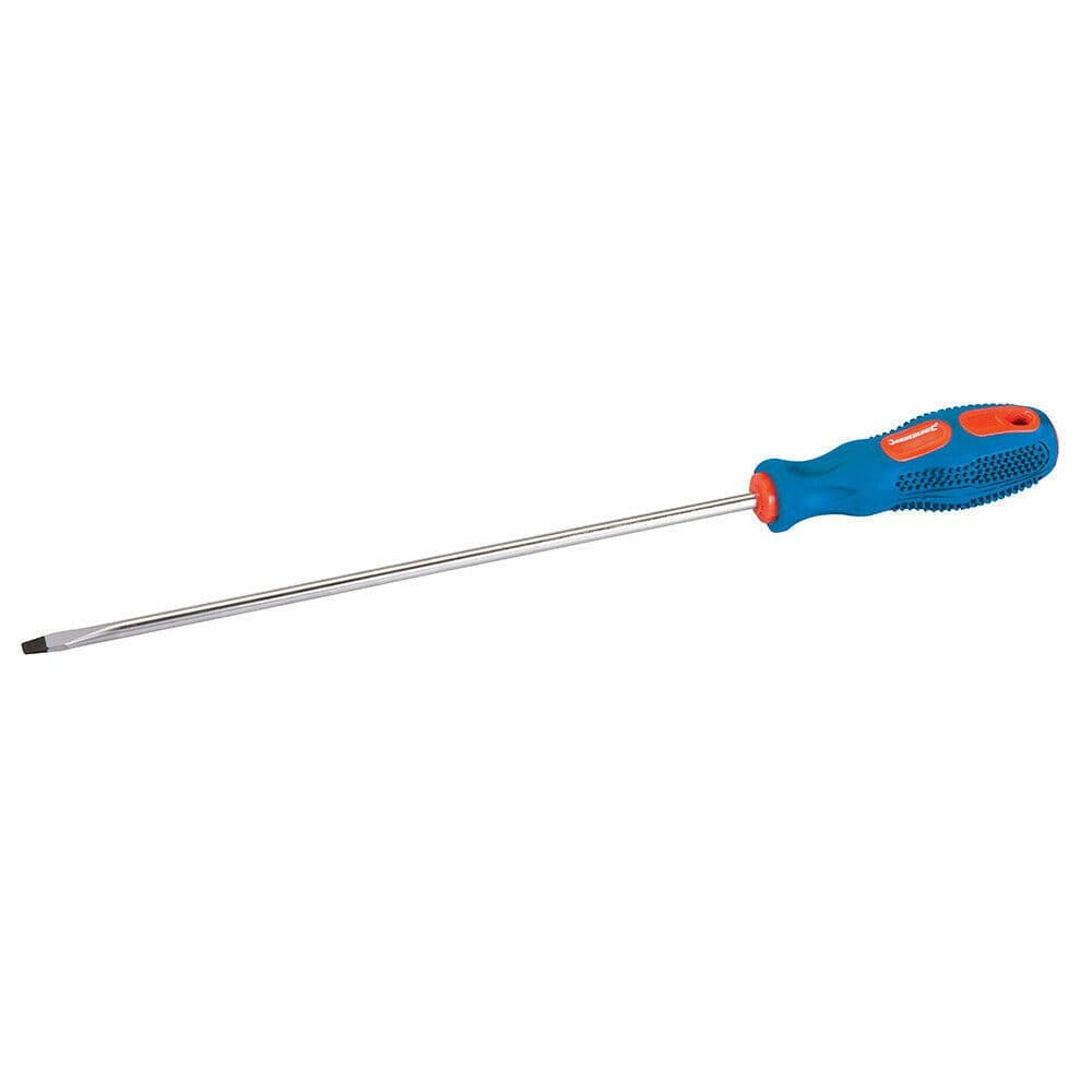 SL9.5 x 250mm Slotted Screwdriver Soft Grip Handle & Hard Flared Flat Driver