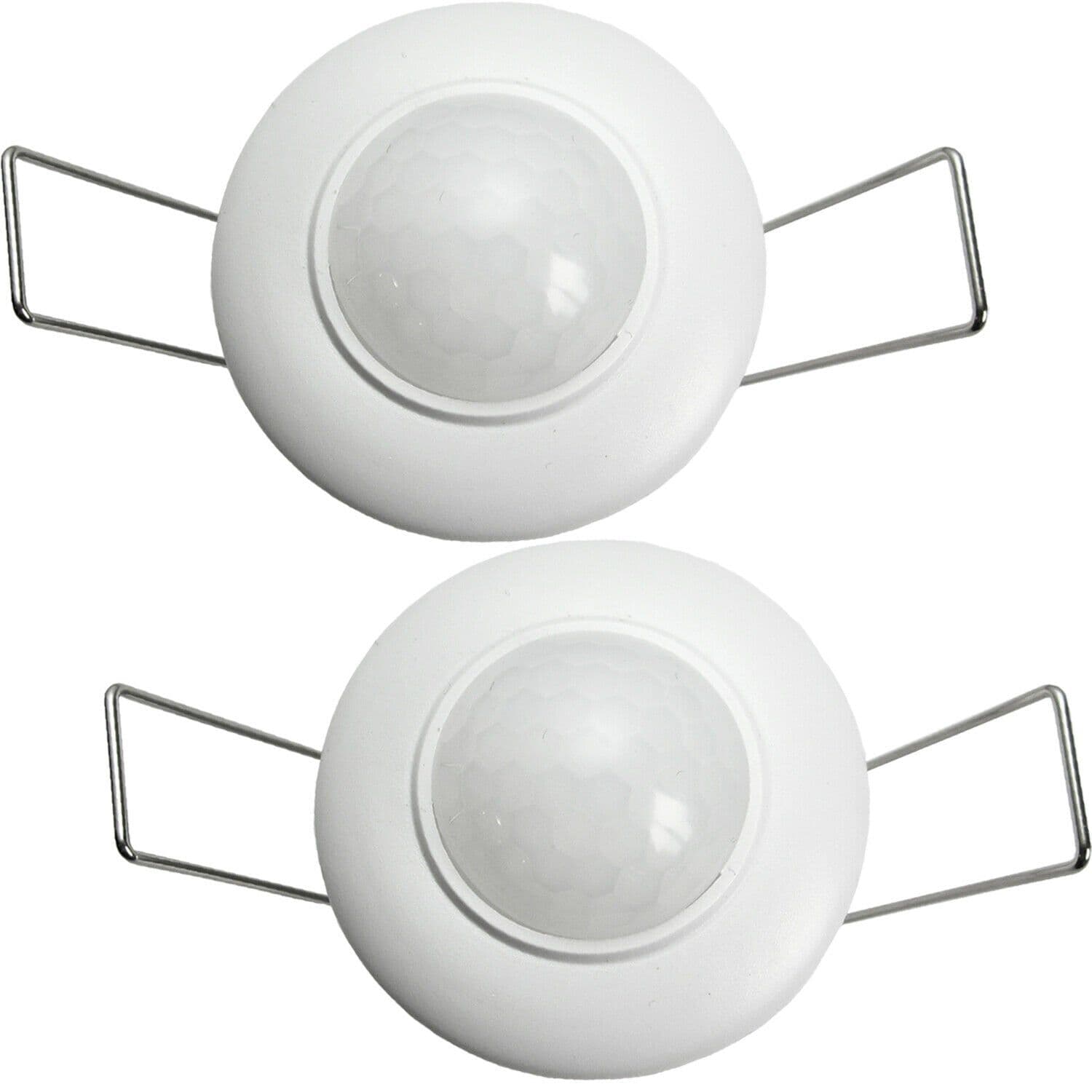 2x Mini Adjustable PIR Occupancy Sensor Auto Timer Reset Ceiling Light Switch