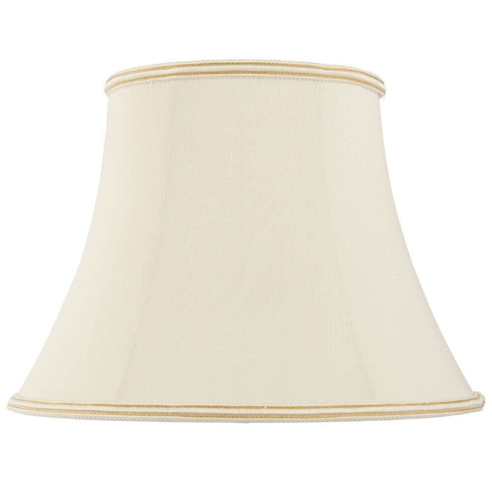 12" Bowed Oval Handmade Lamp Shade Fabric Classic Table Light Bulb Cover