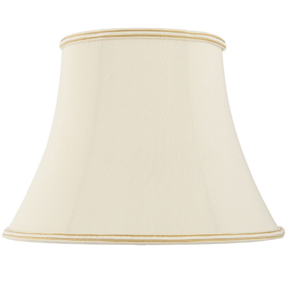 14" Bowed Oval Handmade Lamp Shade Fabric Classic Table Light Bulb Cover