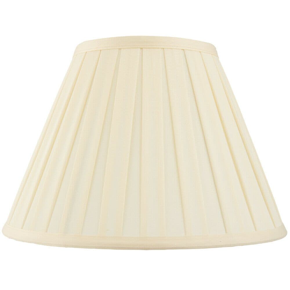 14" Tapered Drum Lamp Shade Box Pleated Fabric Cover Classic & Elegant