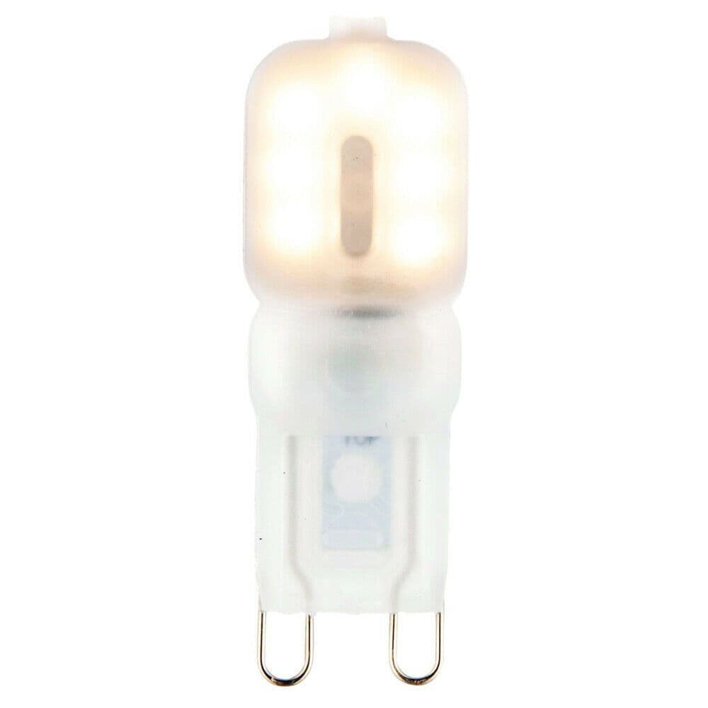 2.5W LED G9 Light Bulb Frosted Warm 3000K 200 Lumen Mini Small Indoor Lamp