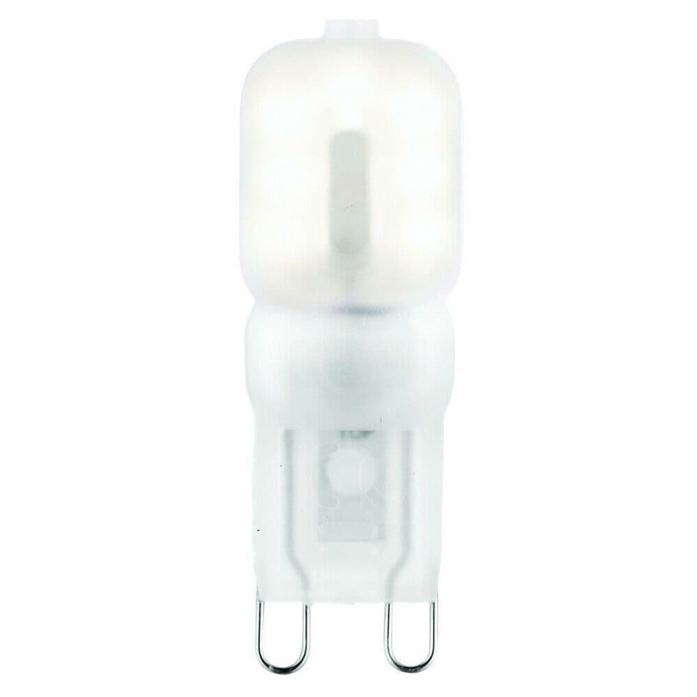 2.5W LED G9 Light Bulb Frosted Cool 4000K 200 Lumen Mini Small Indoor Lamp