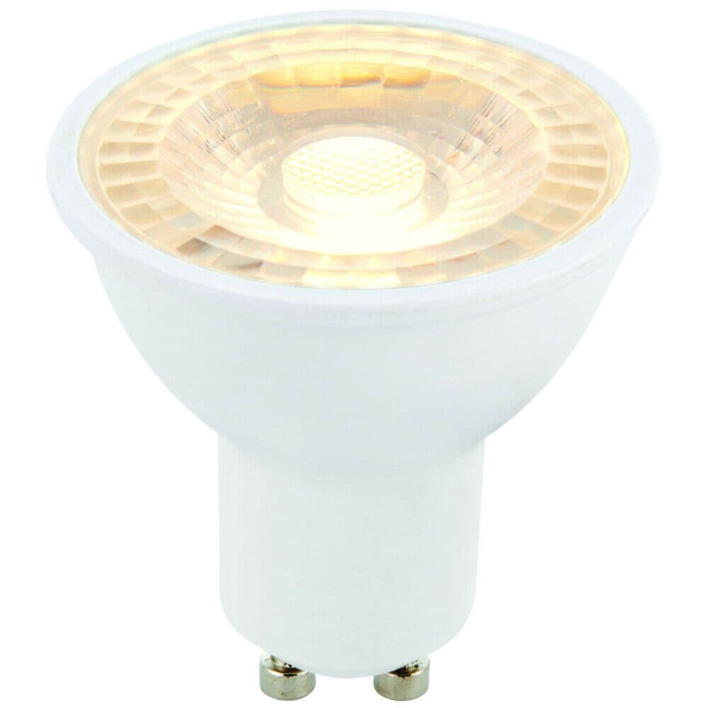 6W LED GU10 Light Bulb Warm 3000K 420 Lumen Outdoor & Bathroom Spare Lamp