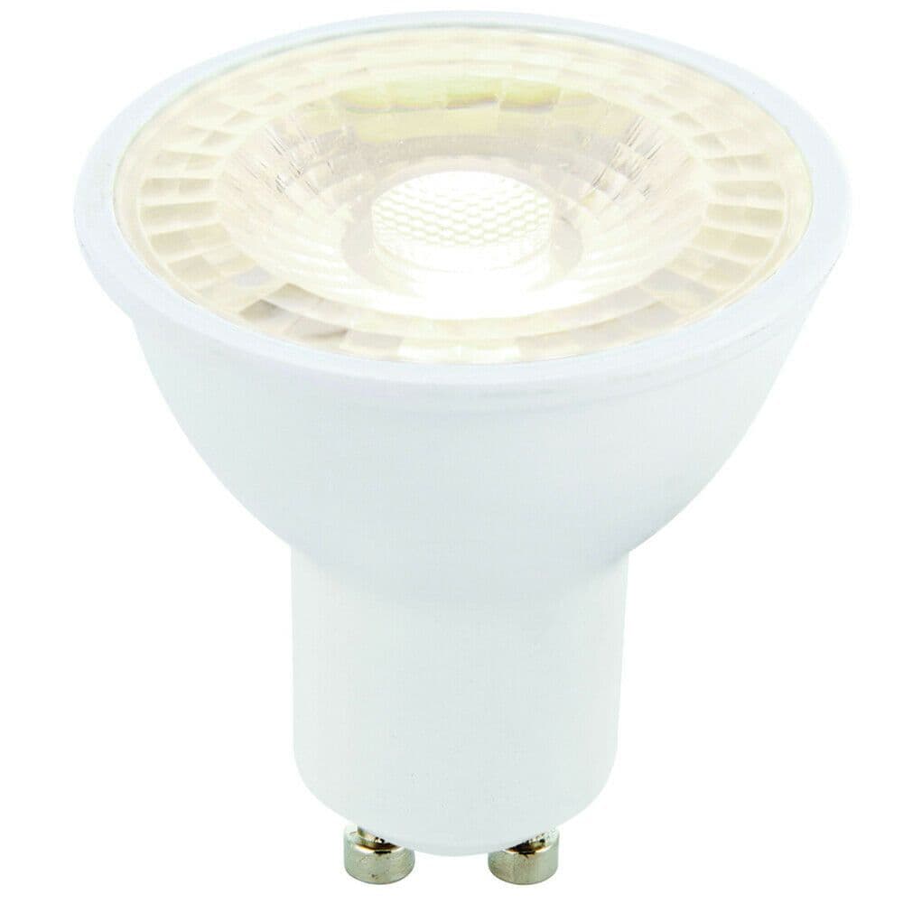 6W LED GU10 Light Bulb Cool 4000K 420 Lumen Outdoor & Bathroom Spare Lamp