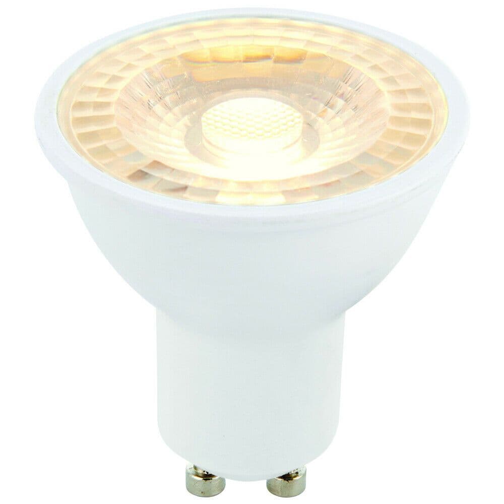 6W LED DIMMABLE GU10 Light Bulb Warm 6000K 420 Lm Outdoor & Bathroom Lamp