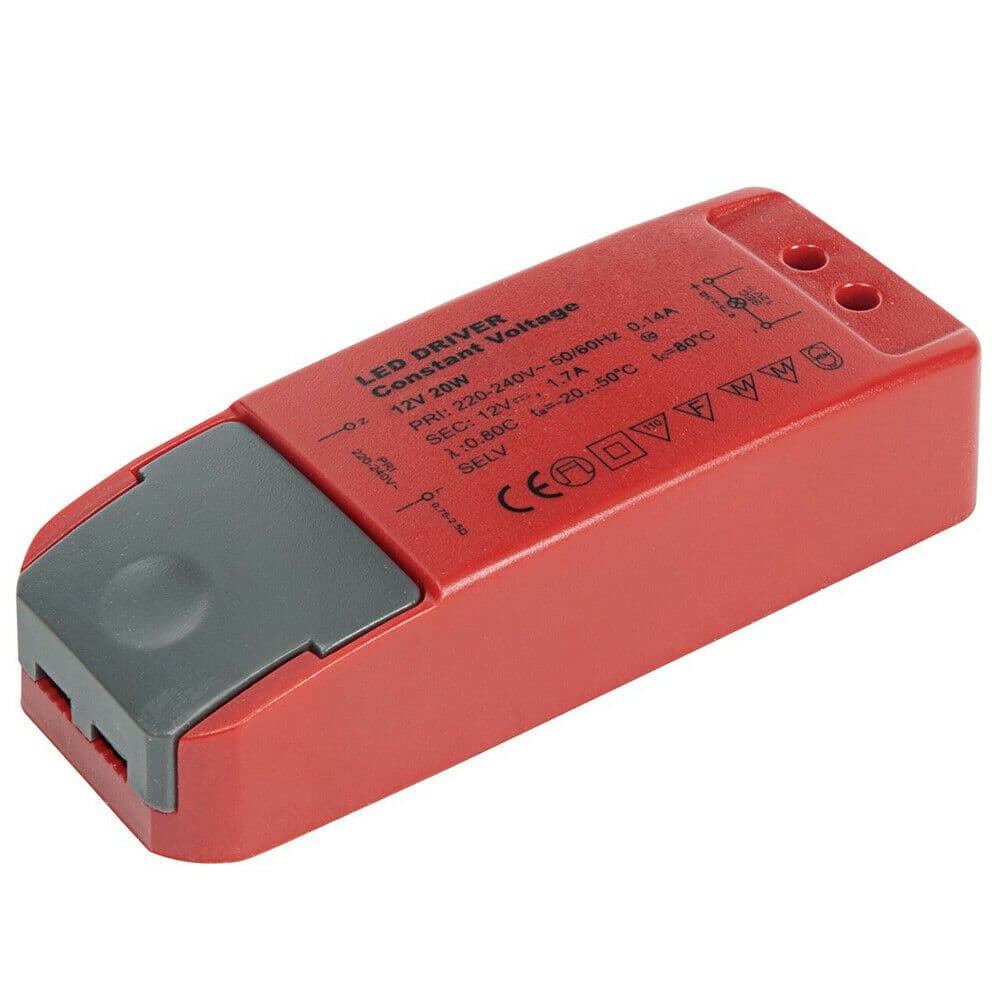 12V DC 20W Constant Voltage LED Driver Transformer Light Power Converter