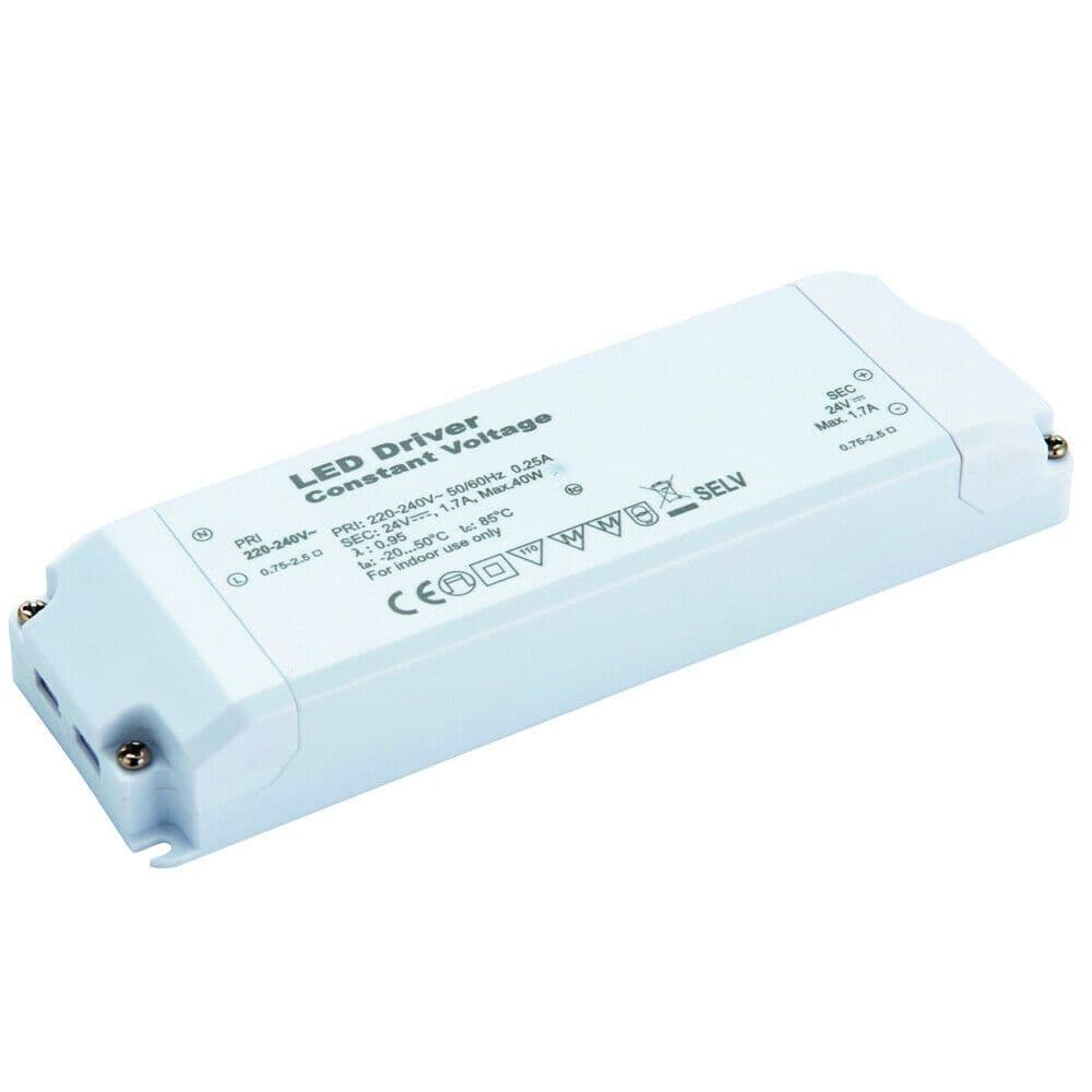 24V DC 40W Constant LED Driver Transformer Low Voltage Light Power Converter