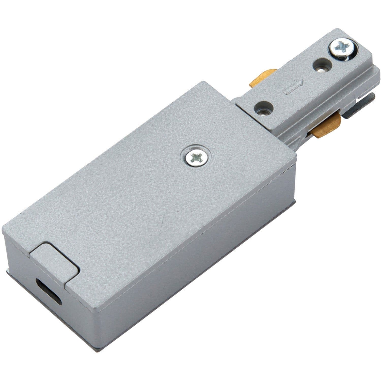 Commercial Track Light Live End Connector 107mm Length Rail System