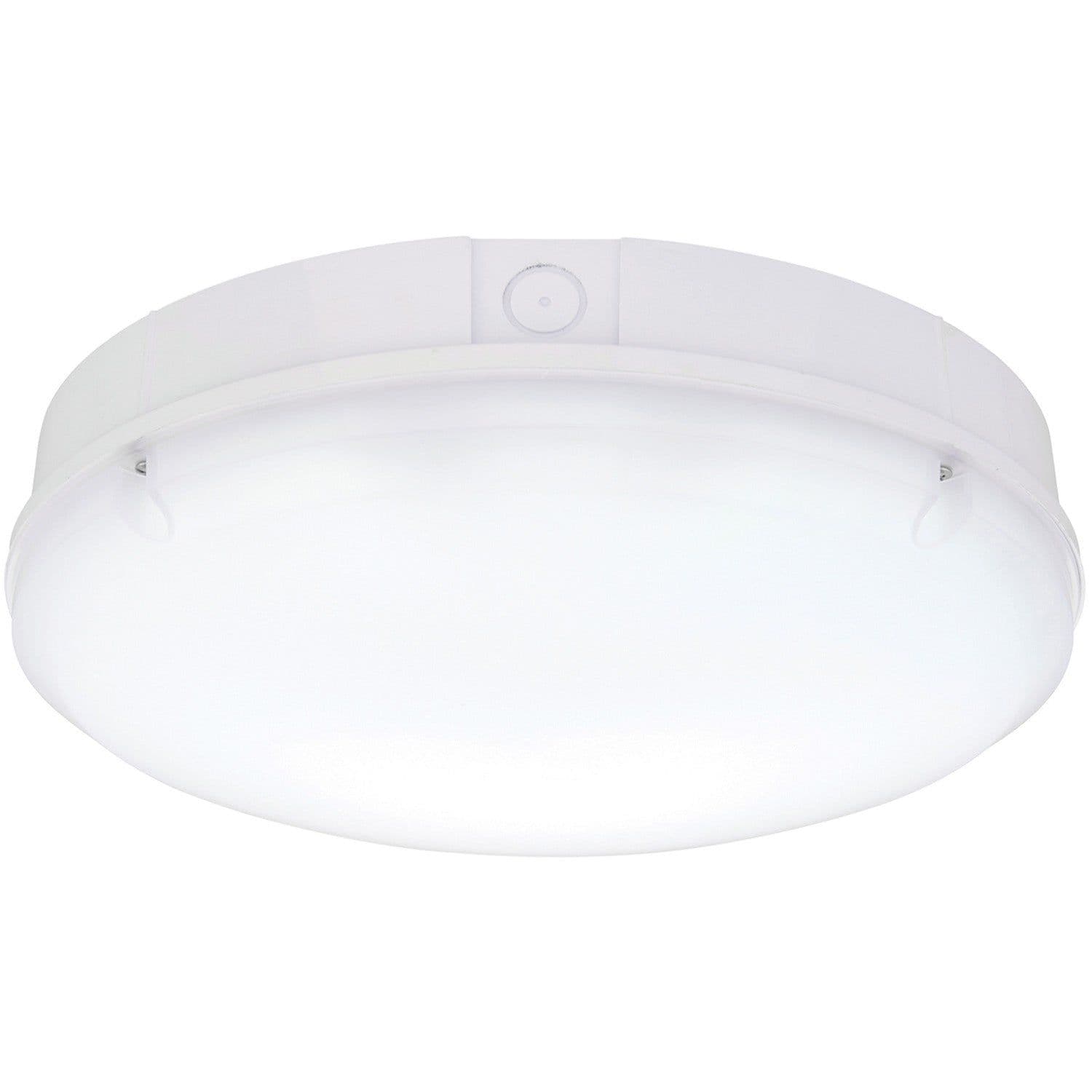 Gloss IP65 Emergency Bulkhead Light 18W CCT LED Microwave Sensor