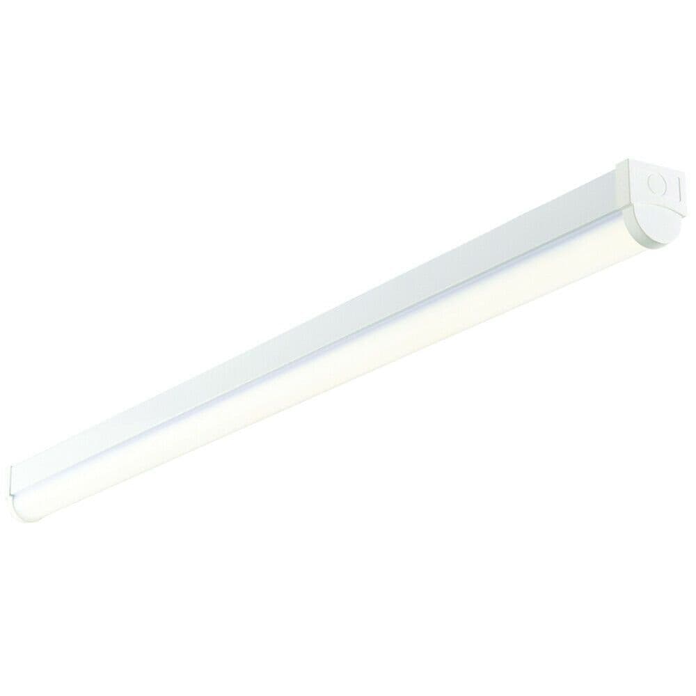 6ft SINGLE 53W Cool LED Linear Ceiling Strip Light Slim Batten Lamp 6000Lm