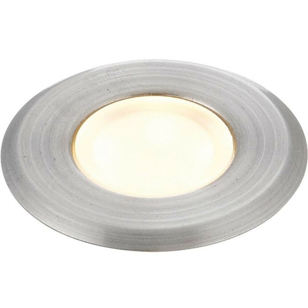 IP67 Outdoor LED Ground Light 0.8W Warm Steel Flush Decking Floor Lamp